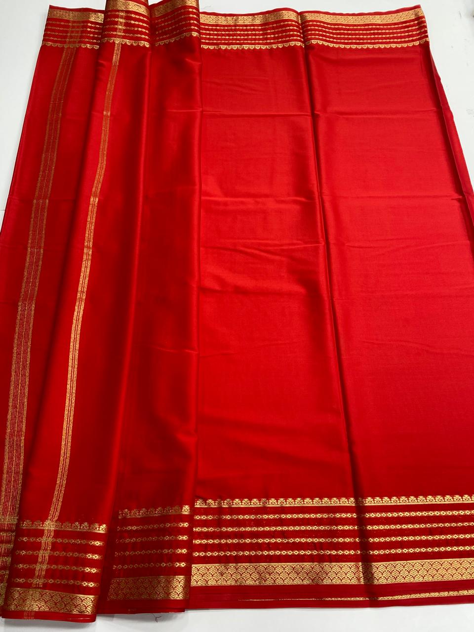 Mysore Crepe Self Saree (2998)