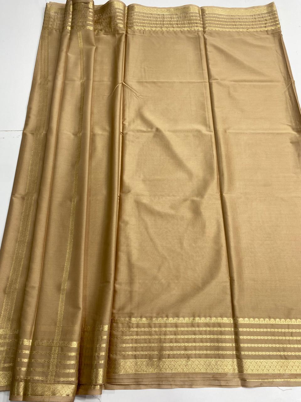 Mysore Crepe Self Saree (2998)