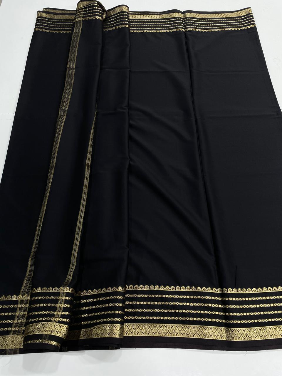 Mysore Crepe Self Saree (2998)