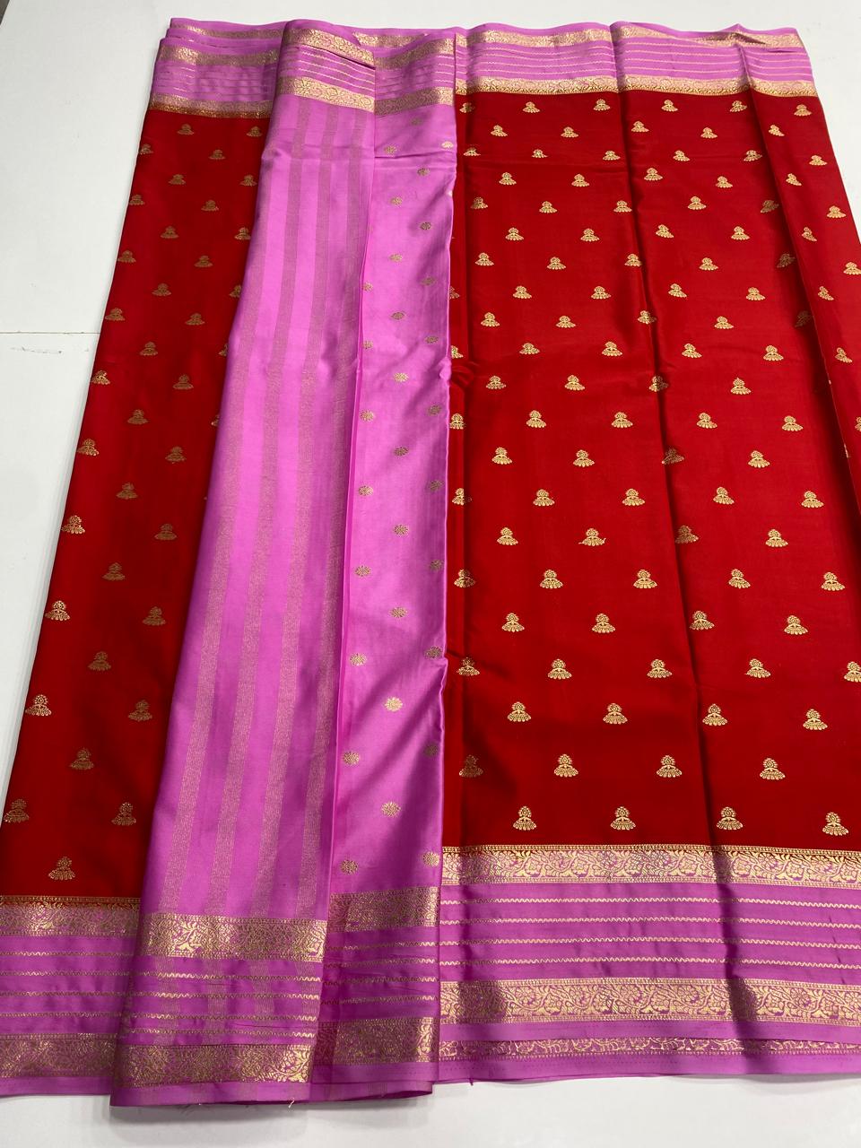Mysore Crepe Butta Saree (3001A)