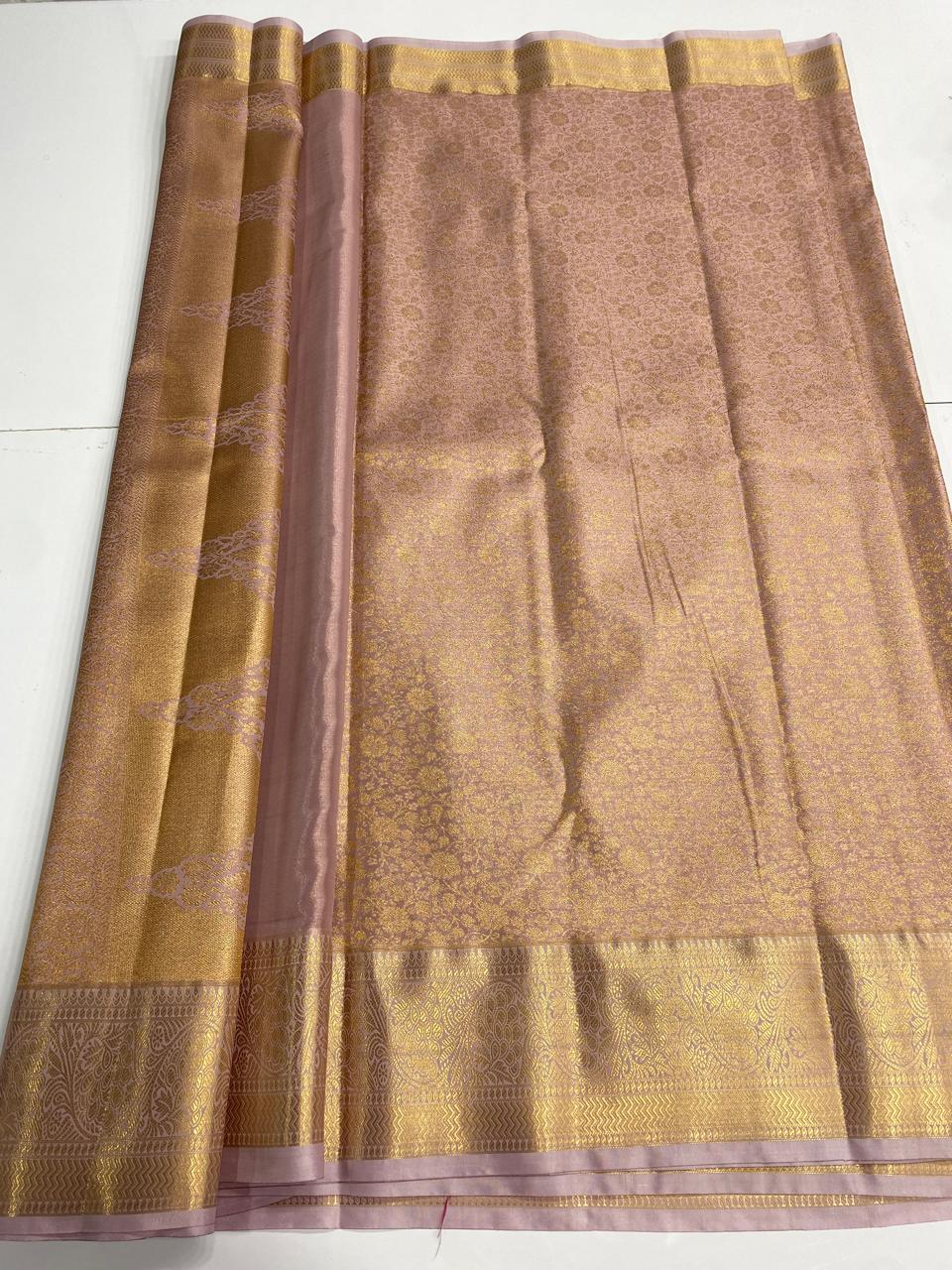 Kanchipuram semi silk sarees  ( 3004-R )