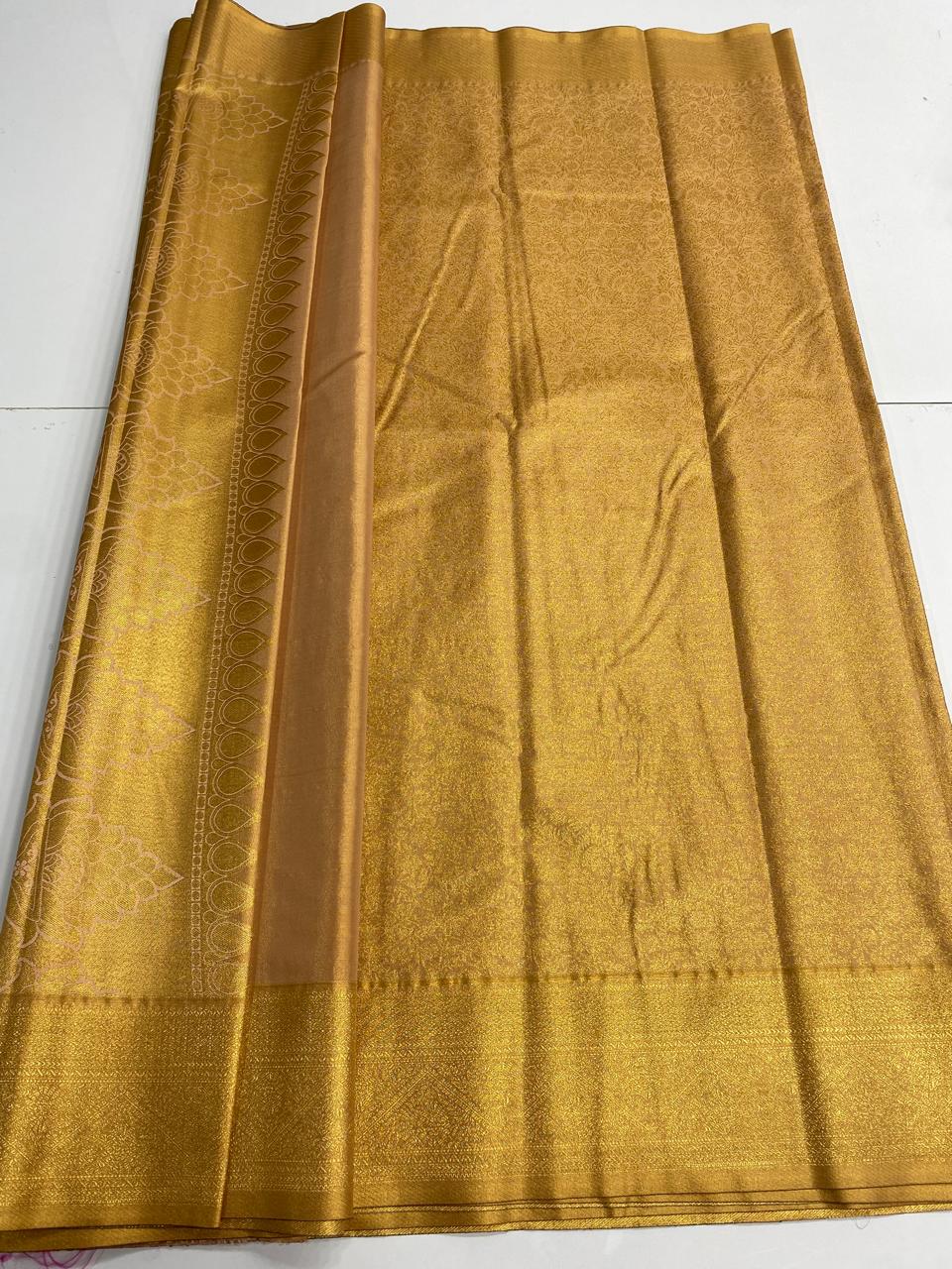 Kanchipuram semi silk sarees  ( 3004-R )