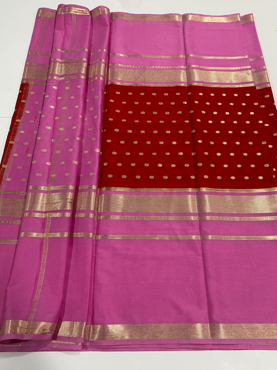 Mysore Crepe Butta Saree (3016)