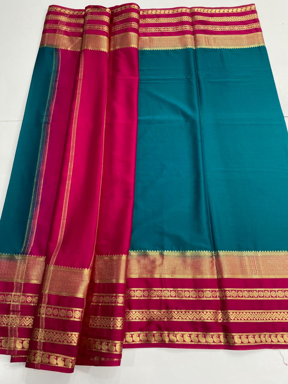 Mysore Crepe Bentex Border Saree (3027)