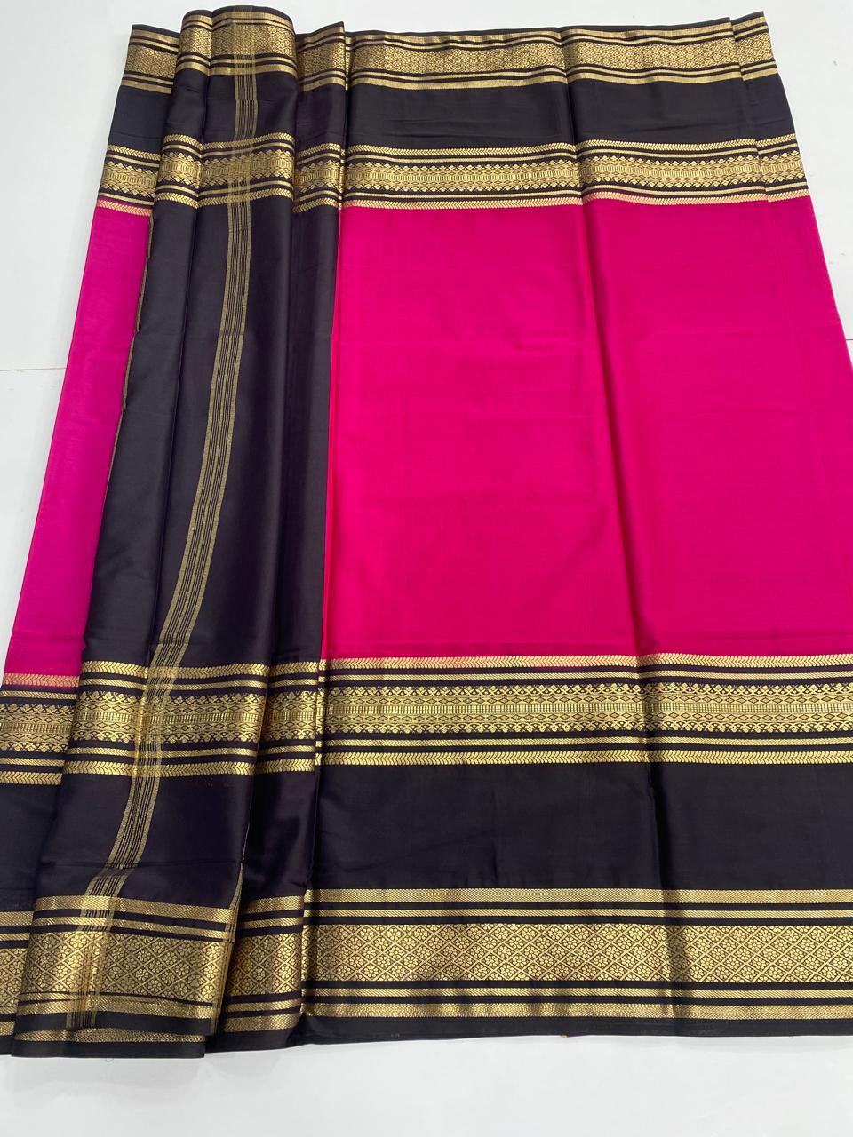 Mysore Crepe Bentex Border Saree (3067)