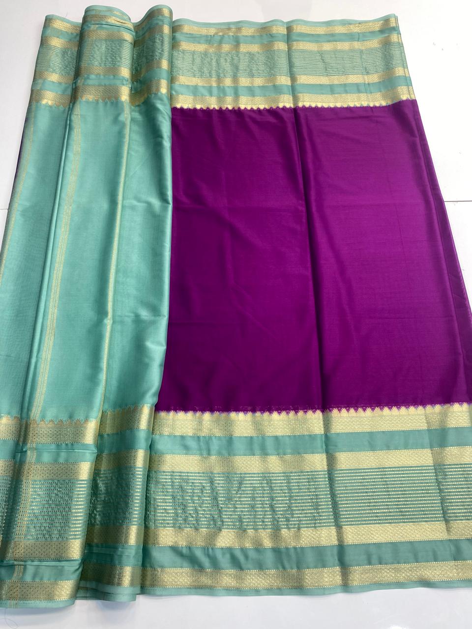 Mysore Crepe Bentex Border Saree(3041)