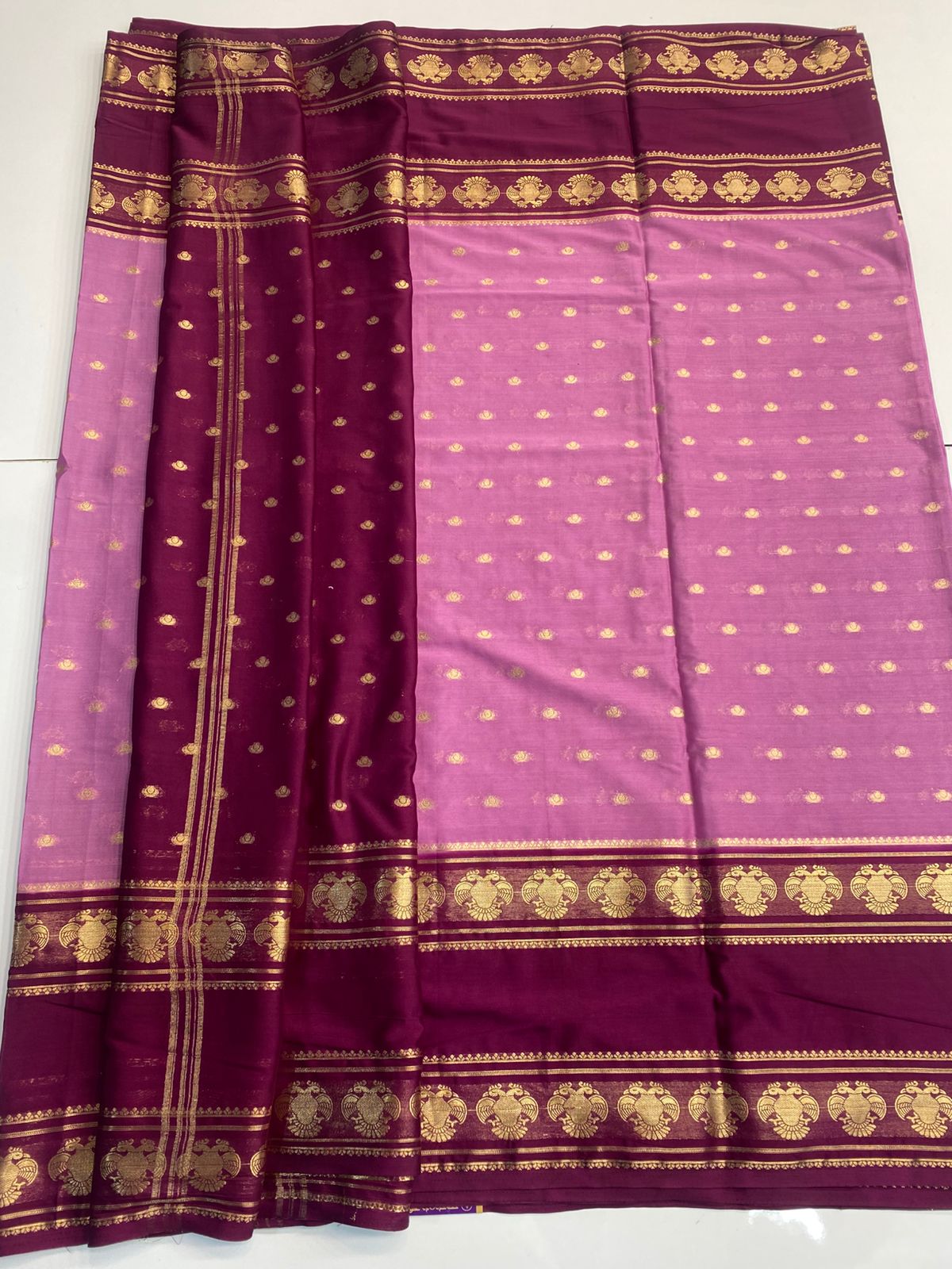 Mysore Crepe Butta Saree(3038)