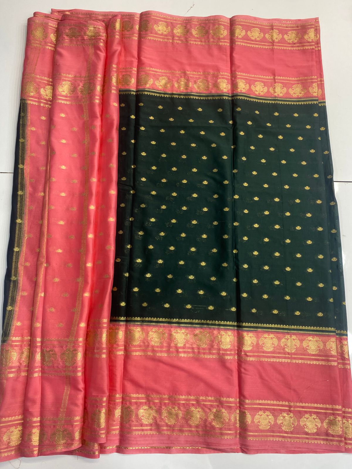 Mysore Crepe Butta Saree(3038)