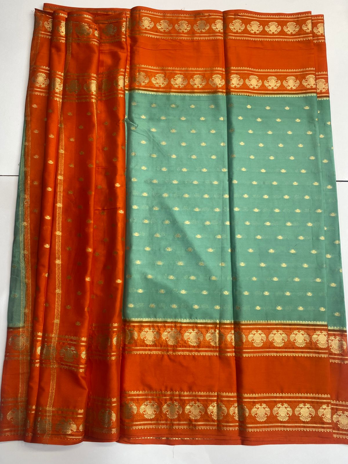 Mysore Crepe Butta Saree(3038)