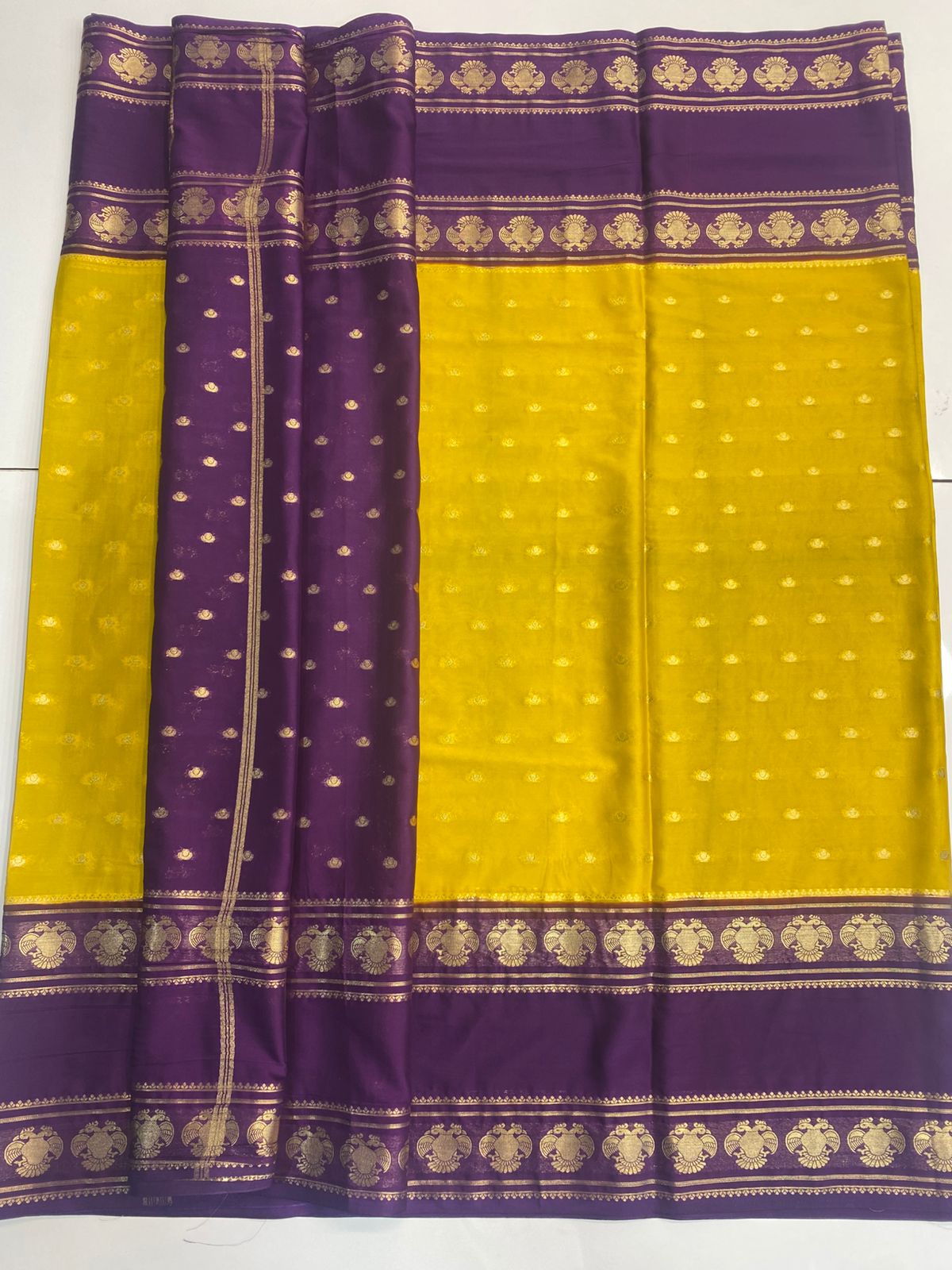 Mysore Crepe Butta Saree(3038)