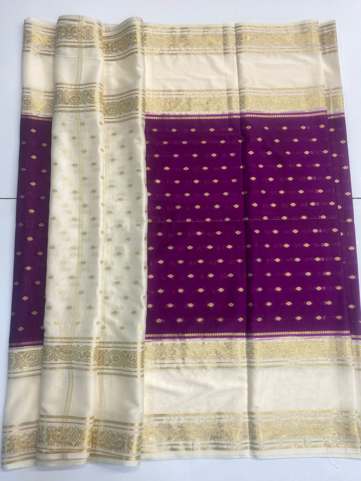 Mysore Crepe Butta Saree(3047)