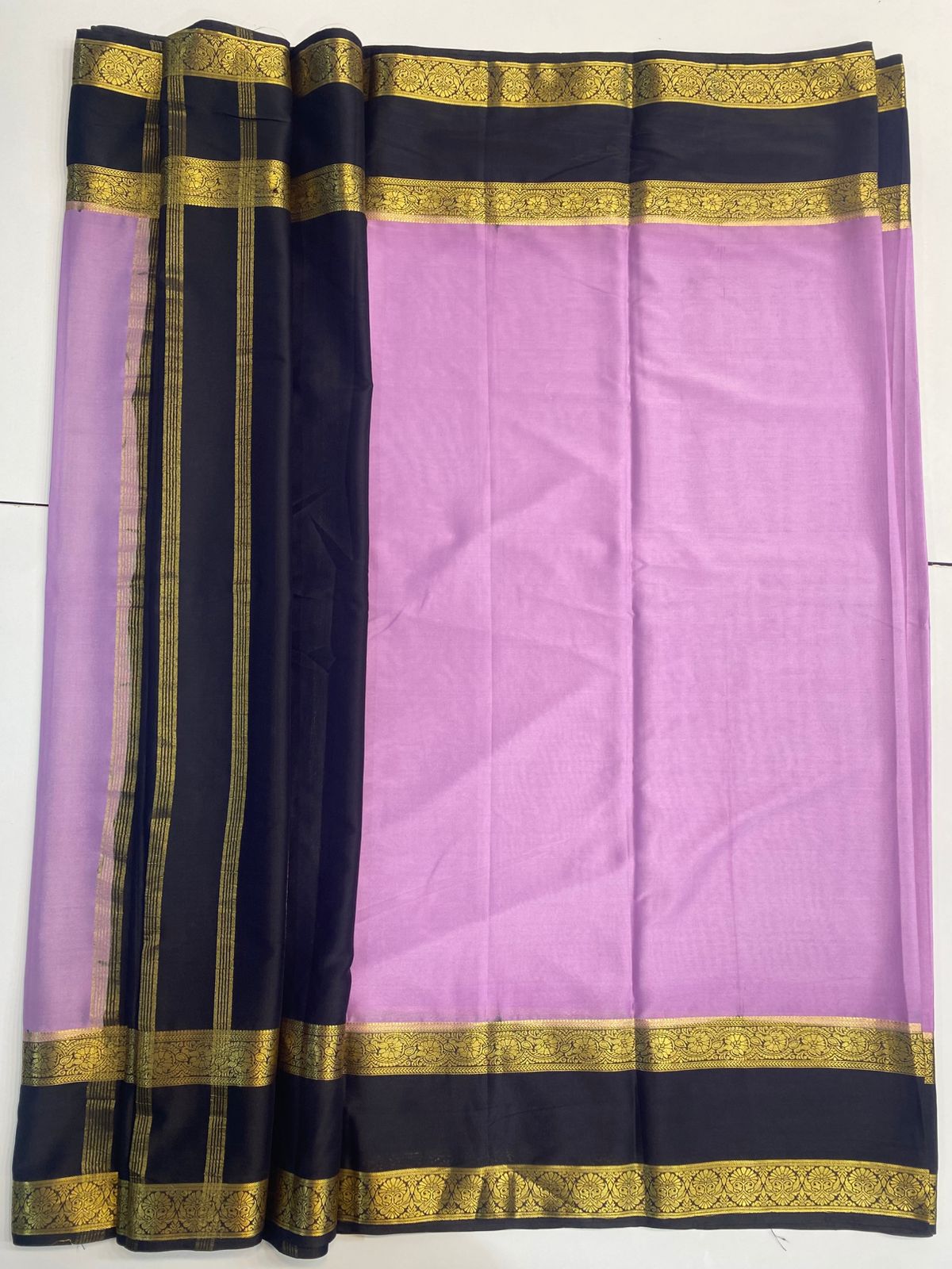 Mysore Crepe Bentex Border Saree(3042)