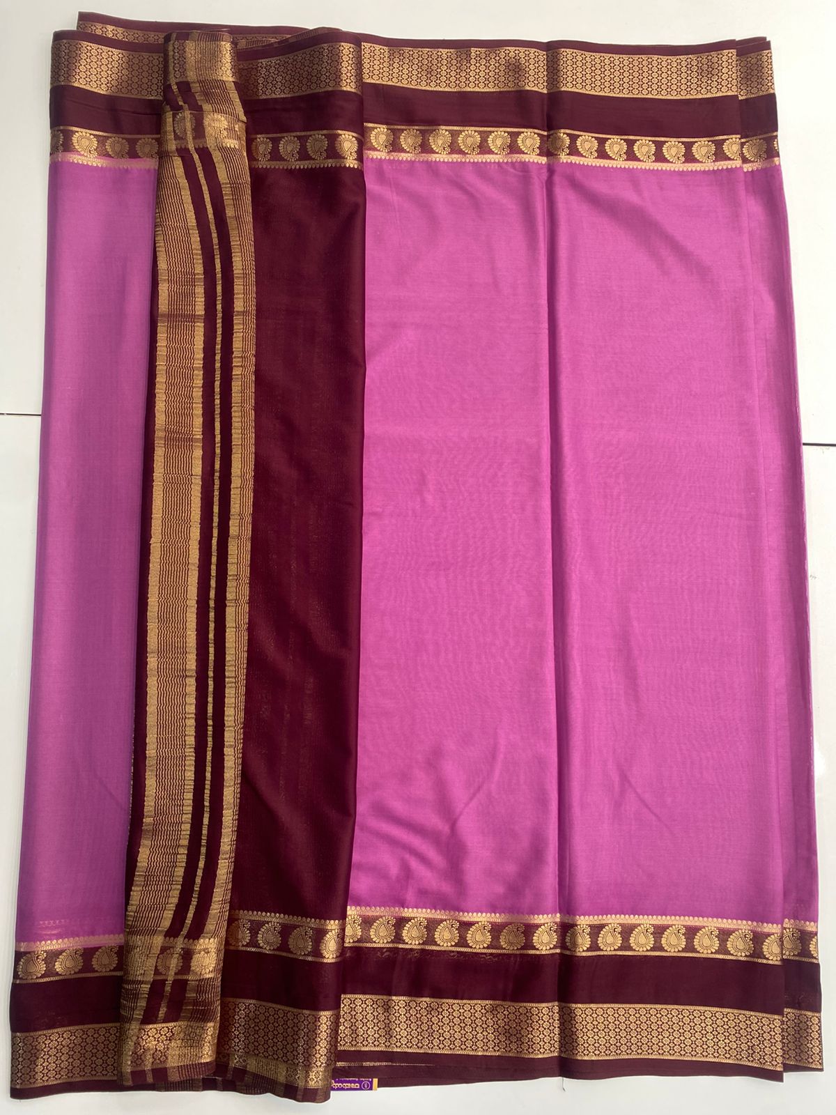 Mysore Crepe Bentex Border Saree (3046)