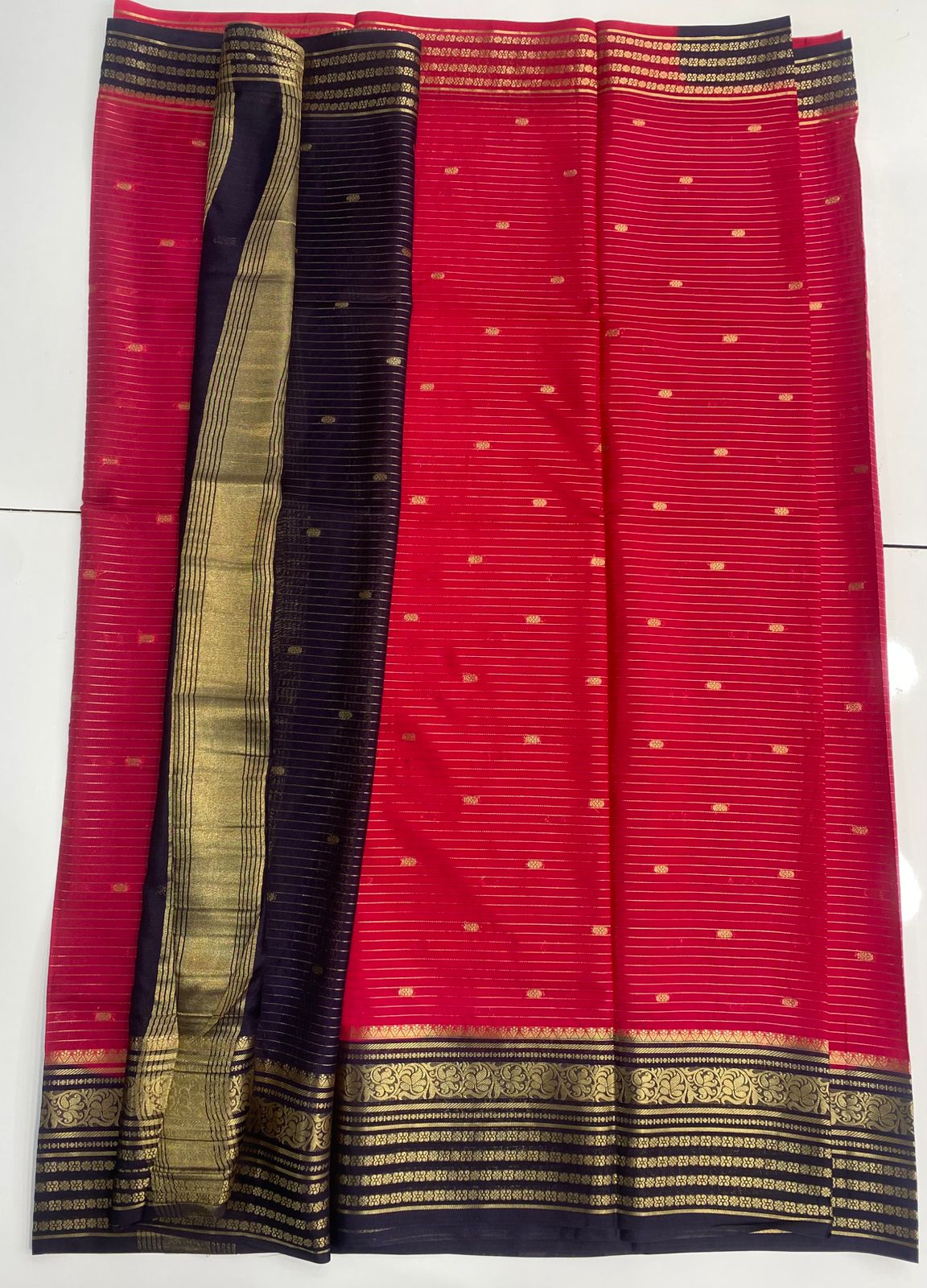 Crepe Georgette Butta Saree (3049)