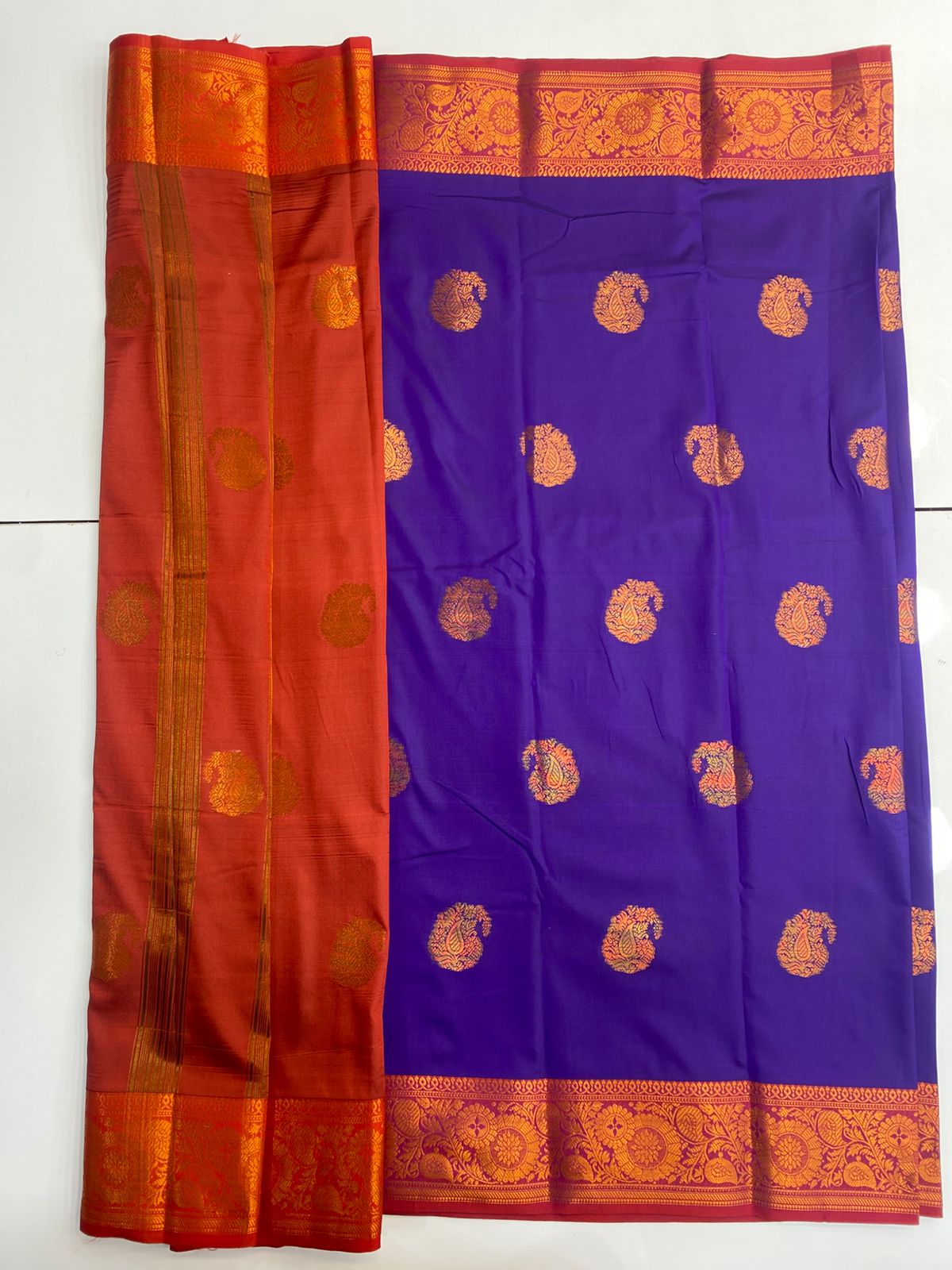 Semi Silk Butta Saree(3057)