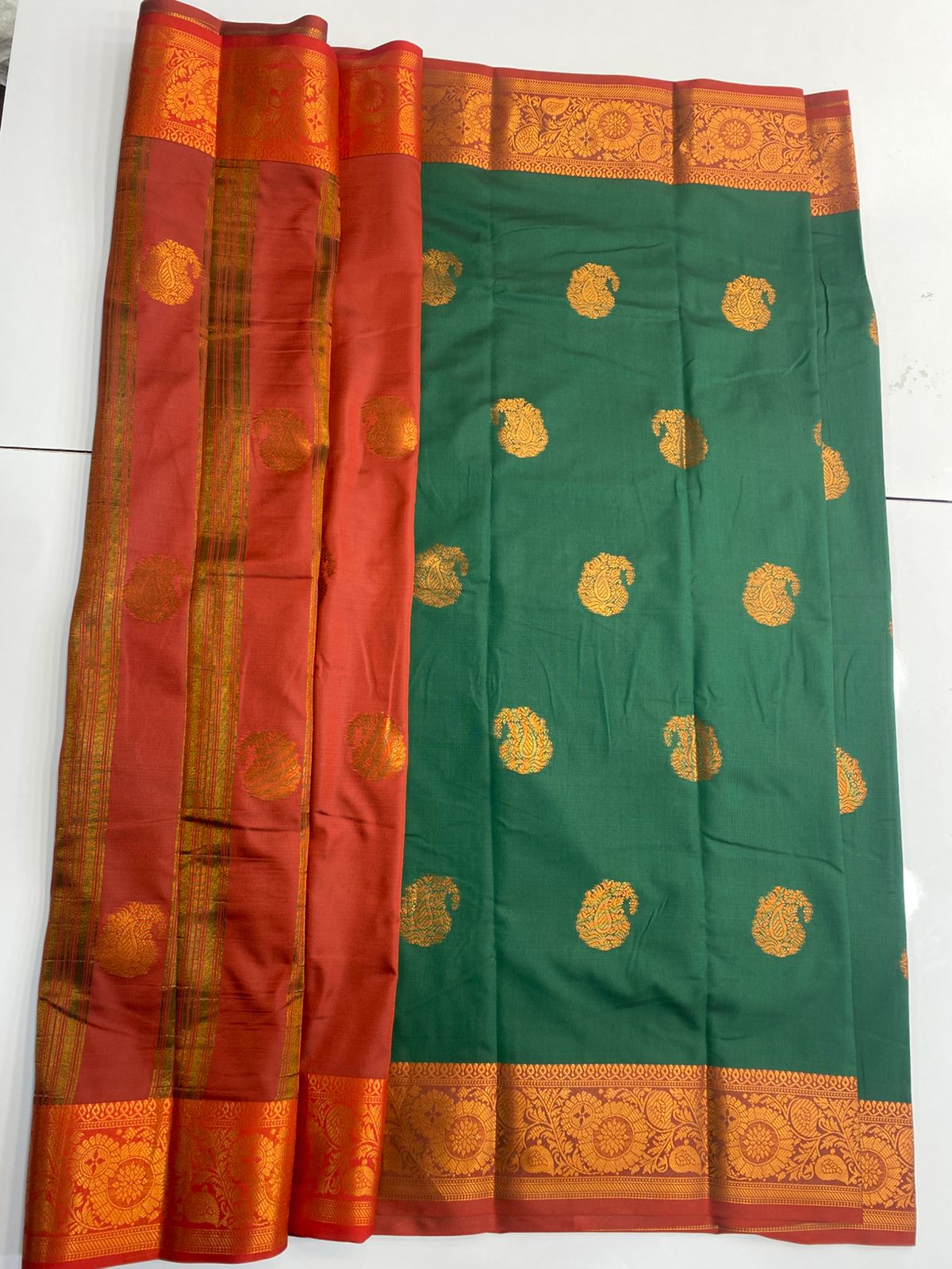 Semi Silk Butta Saree(3057)