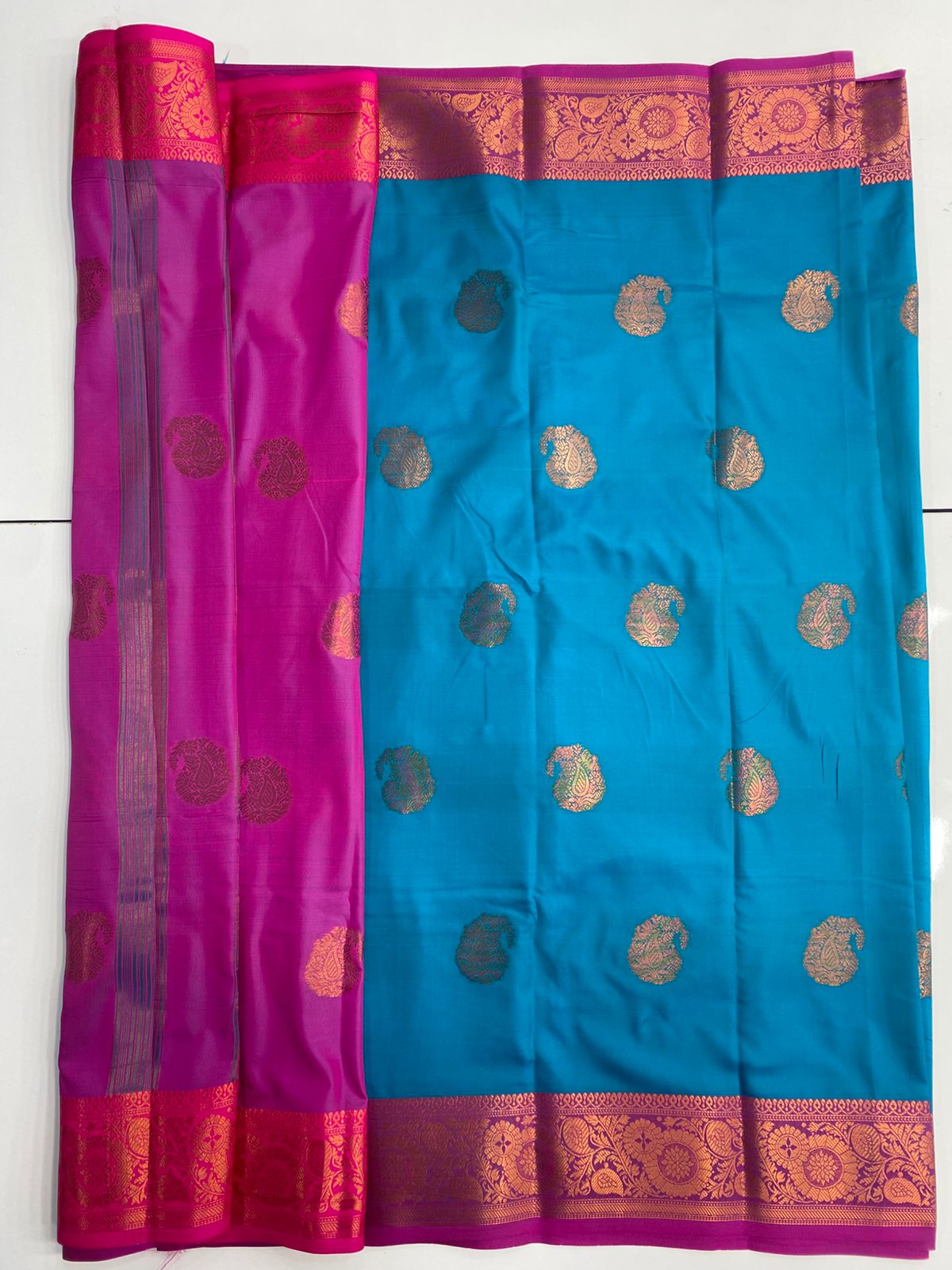 Semi Silk Butta Saree(3057)