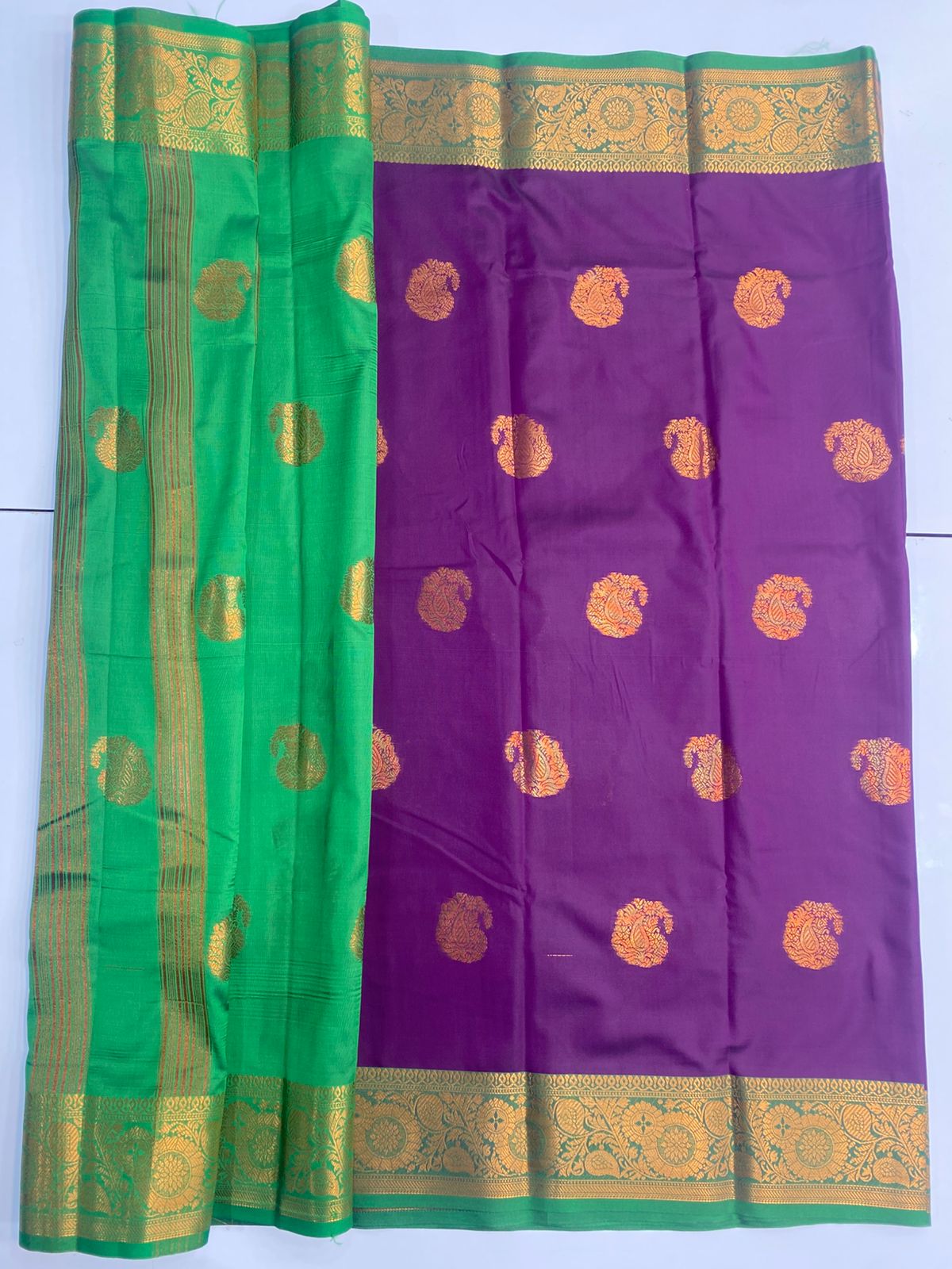 Semi Silk Butta Saree(3057)
