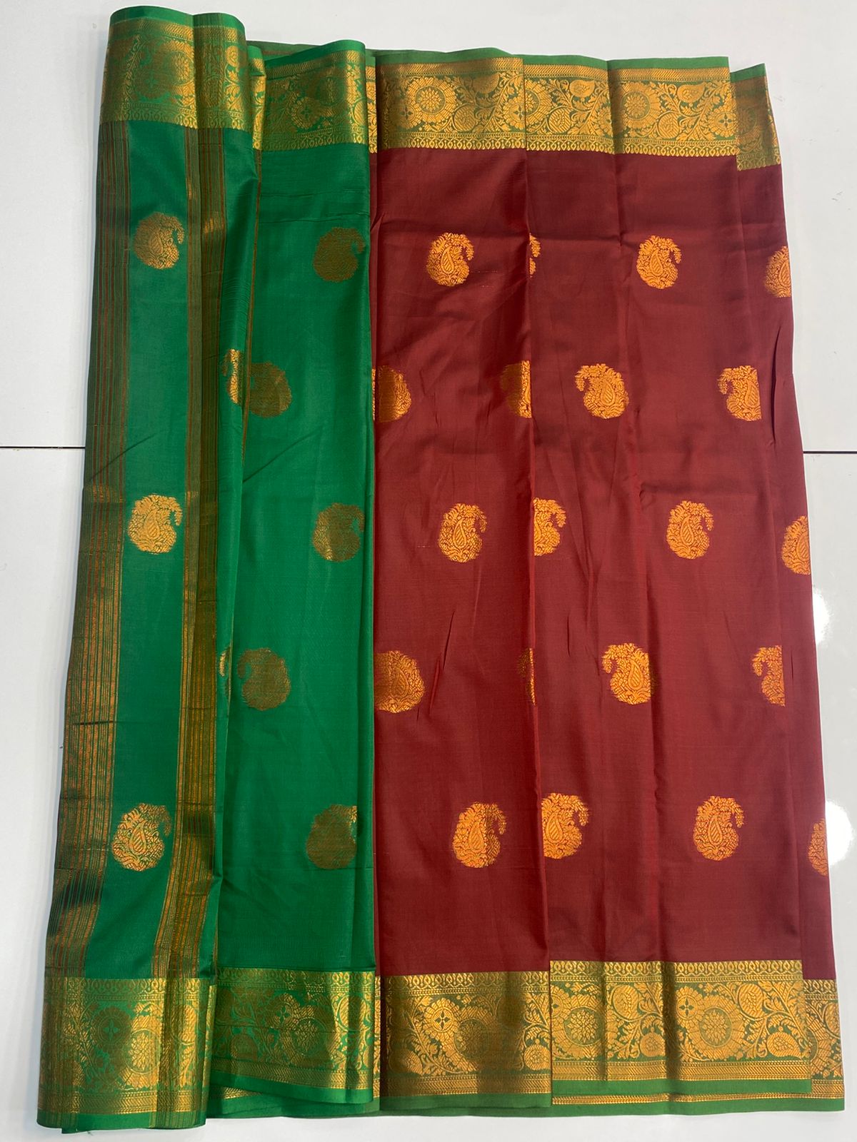 Semi Silk Butta Saree(3057)