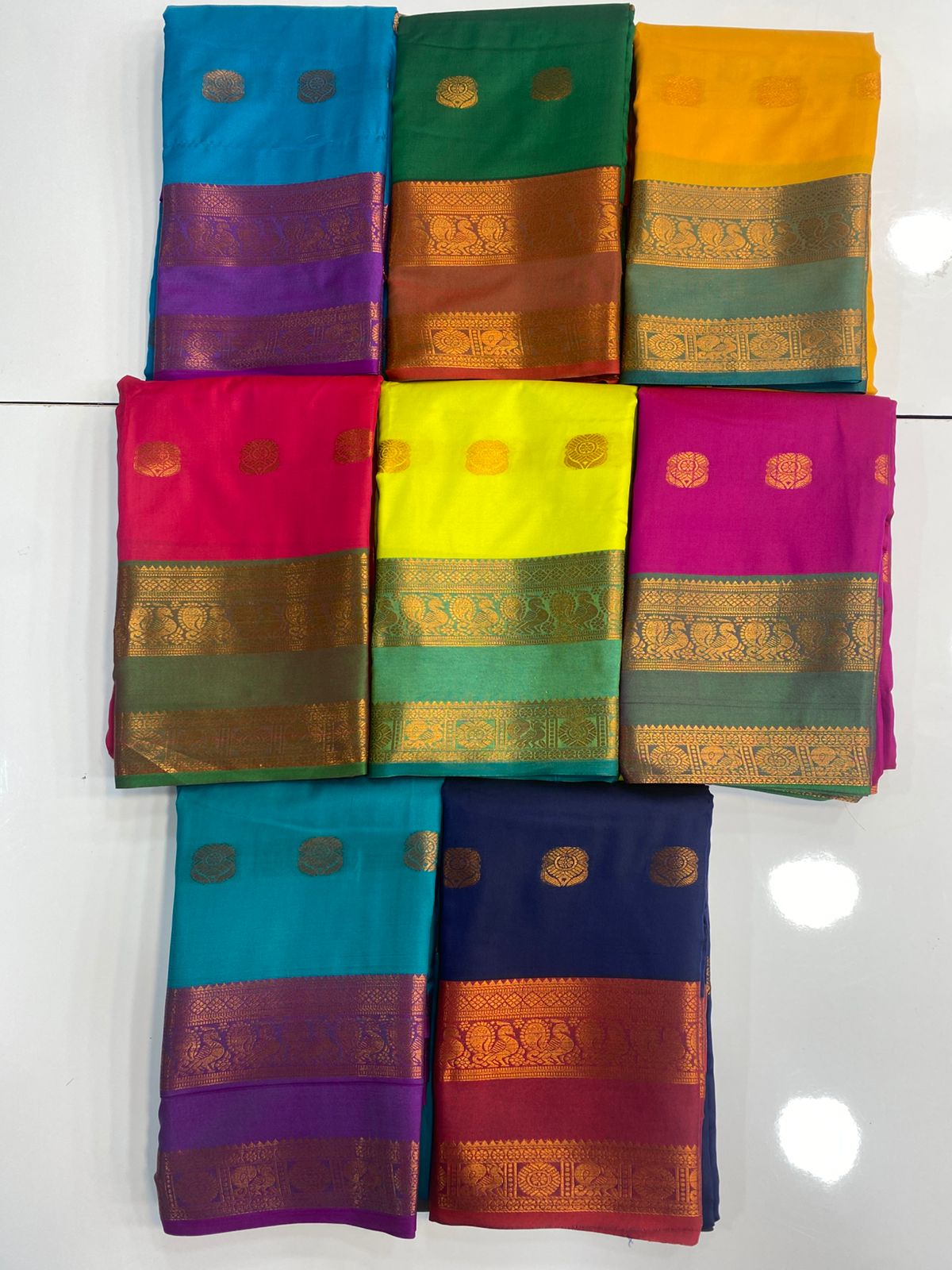 Semi Silk Butta Saree (3057B)