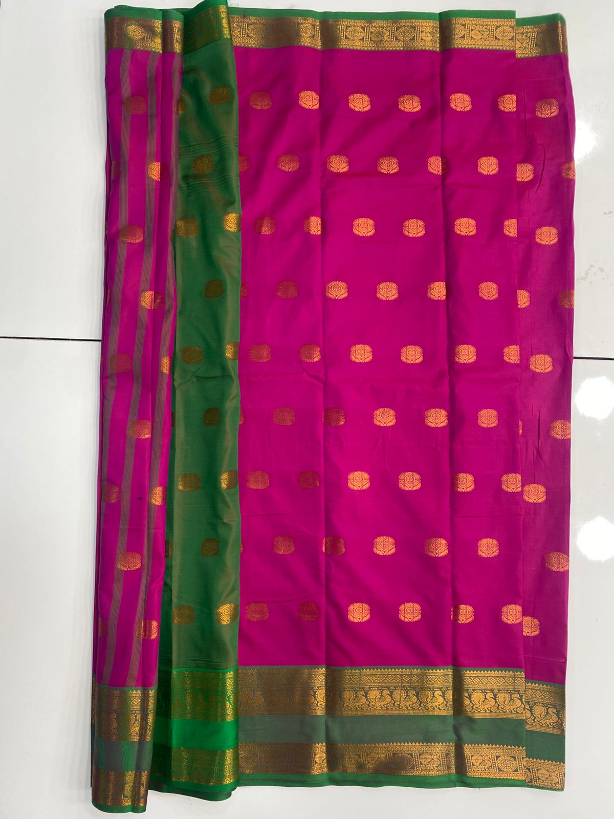 Semi Silk Butta Saree (3057B)