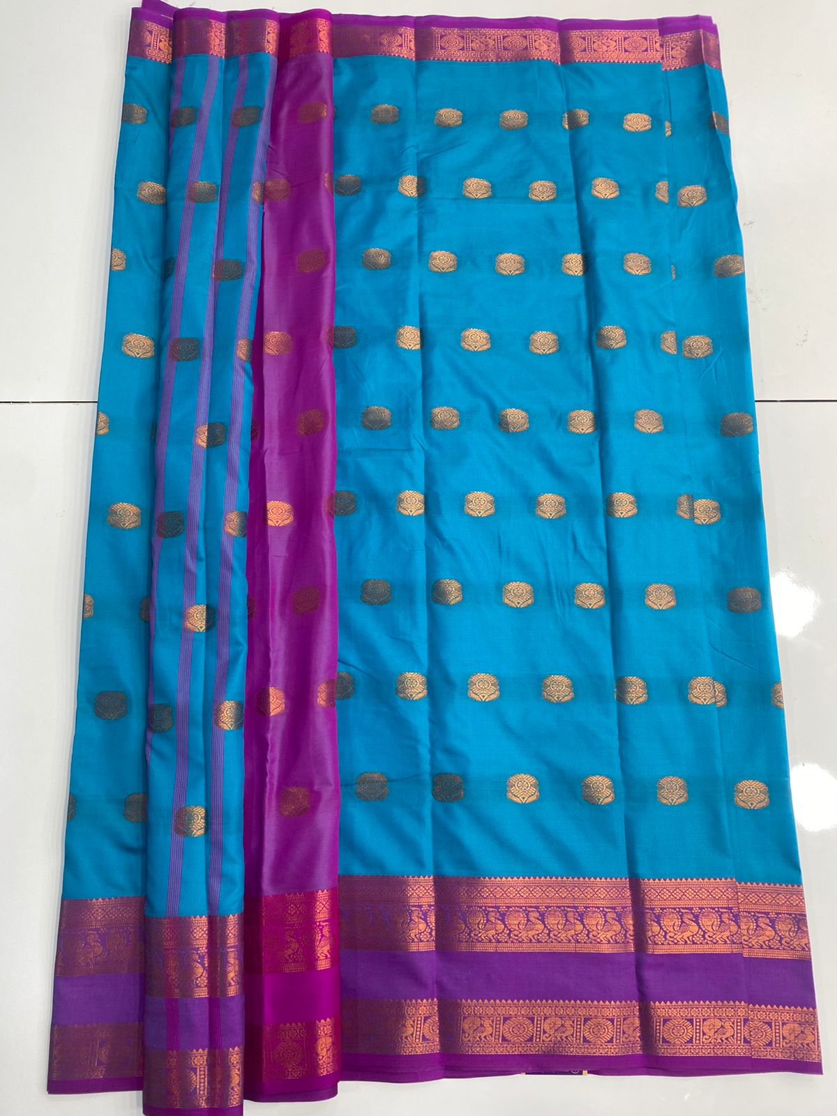 Semi Silk Butta Saree (3057B)