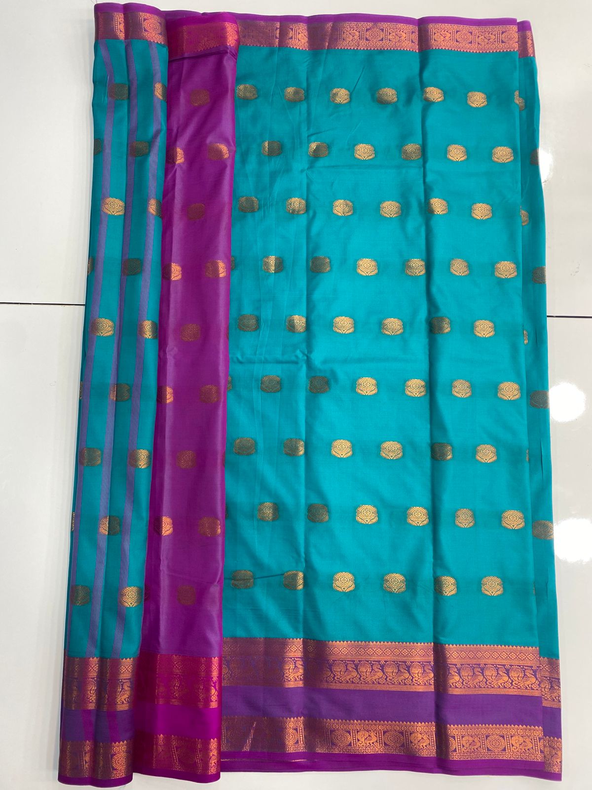 Semi Silk Butta Saree (3057B)