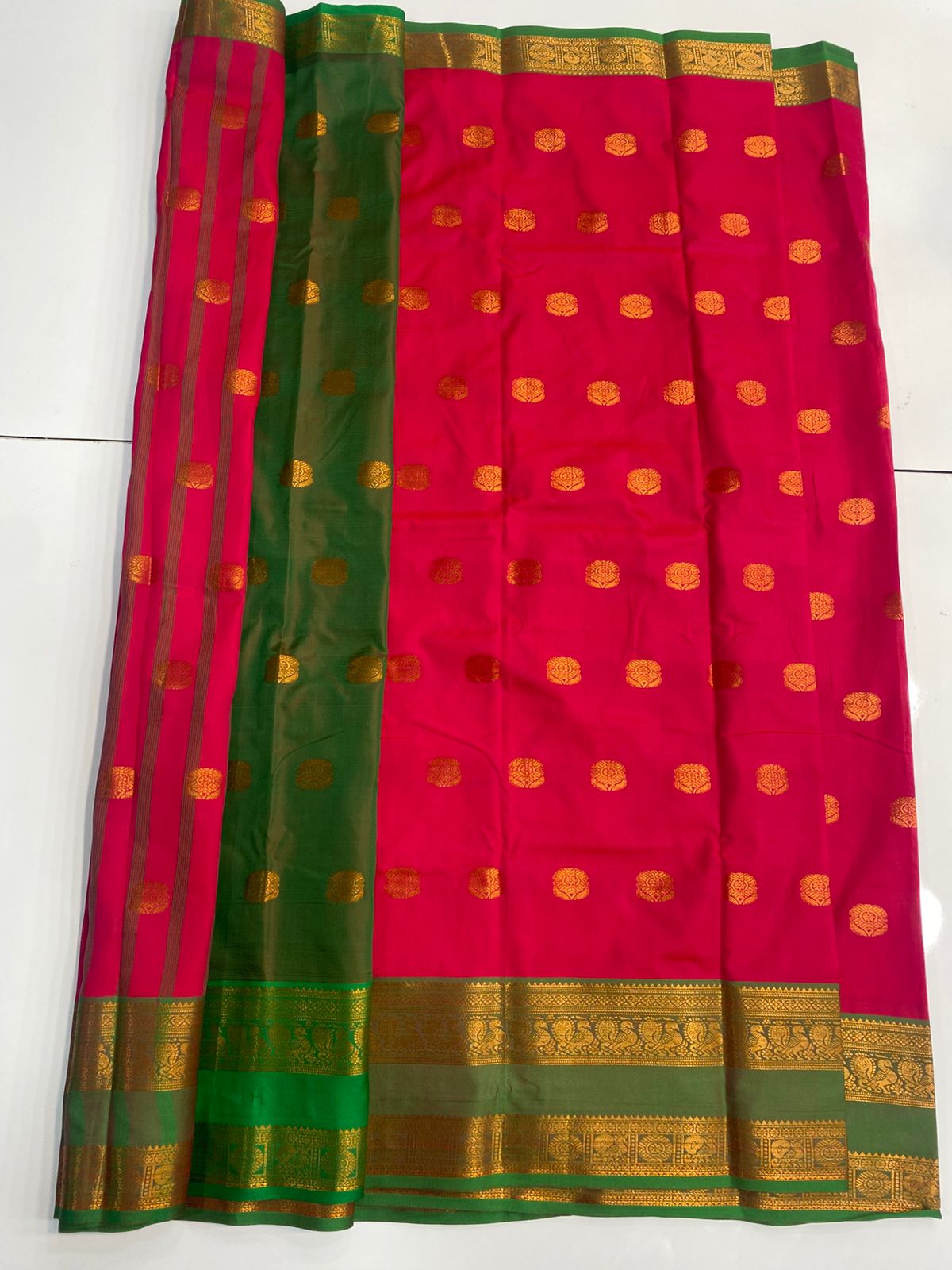 Semi Silk Butta Saree (3057B)
