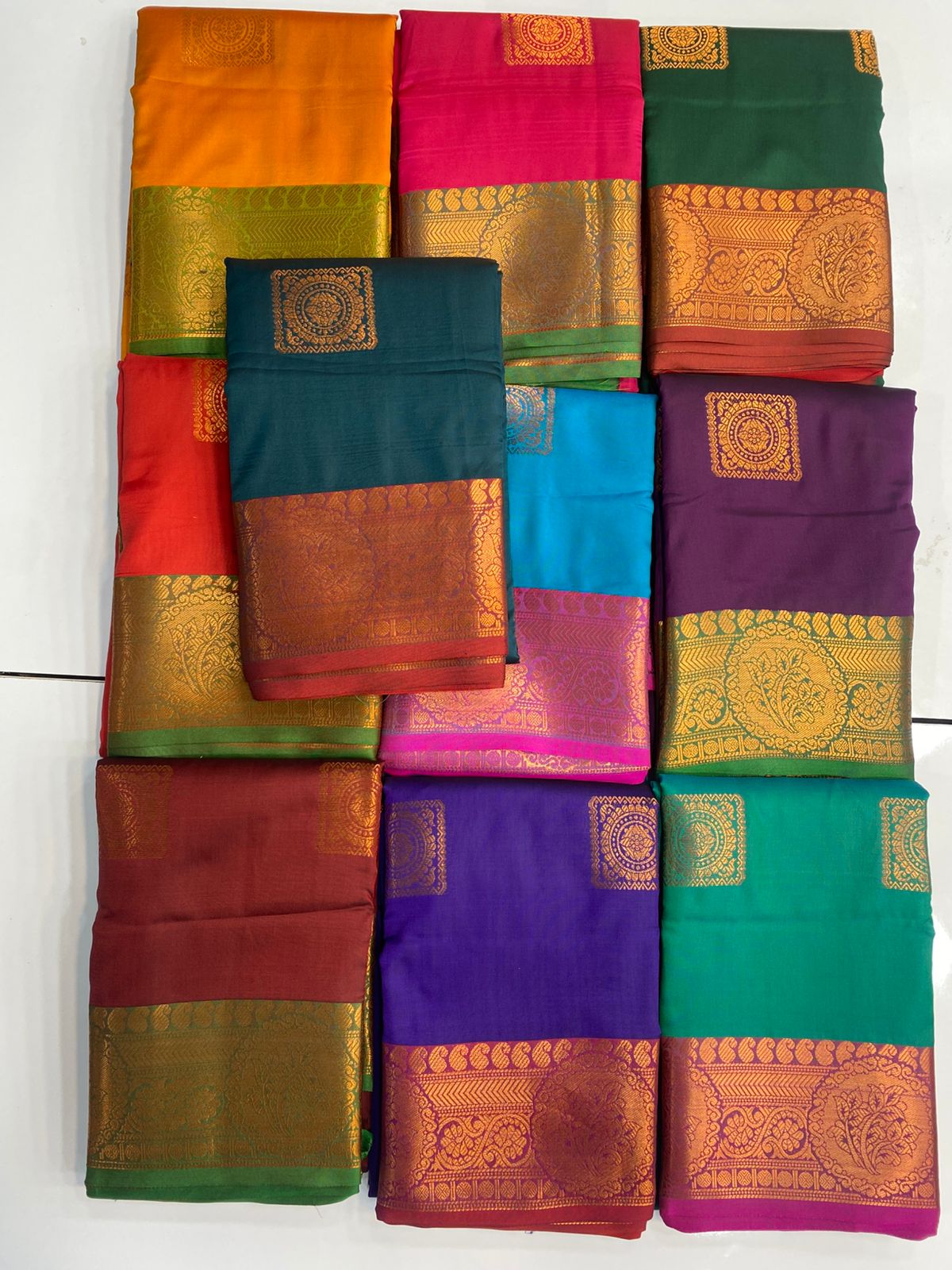 Semi Silk Butta Saree(3057C)