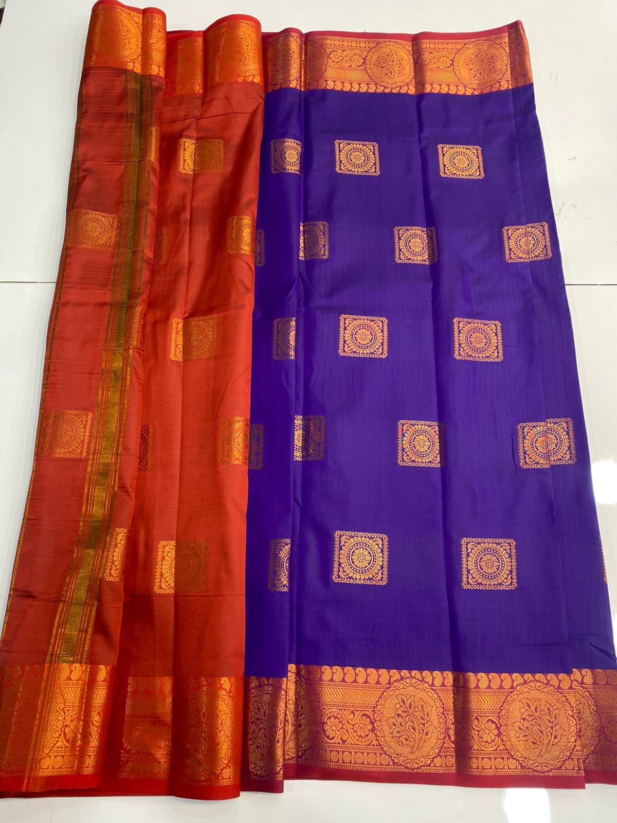 Semi Silk Butta Saree(3057C)