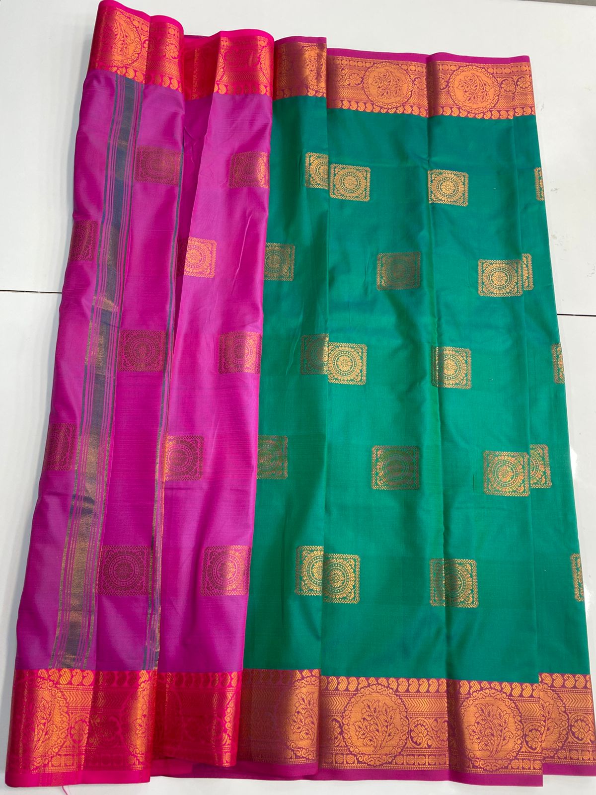 Semi Silk Butta Saree(3057C)
