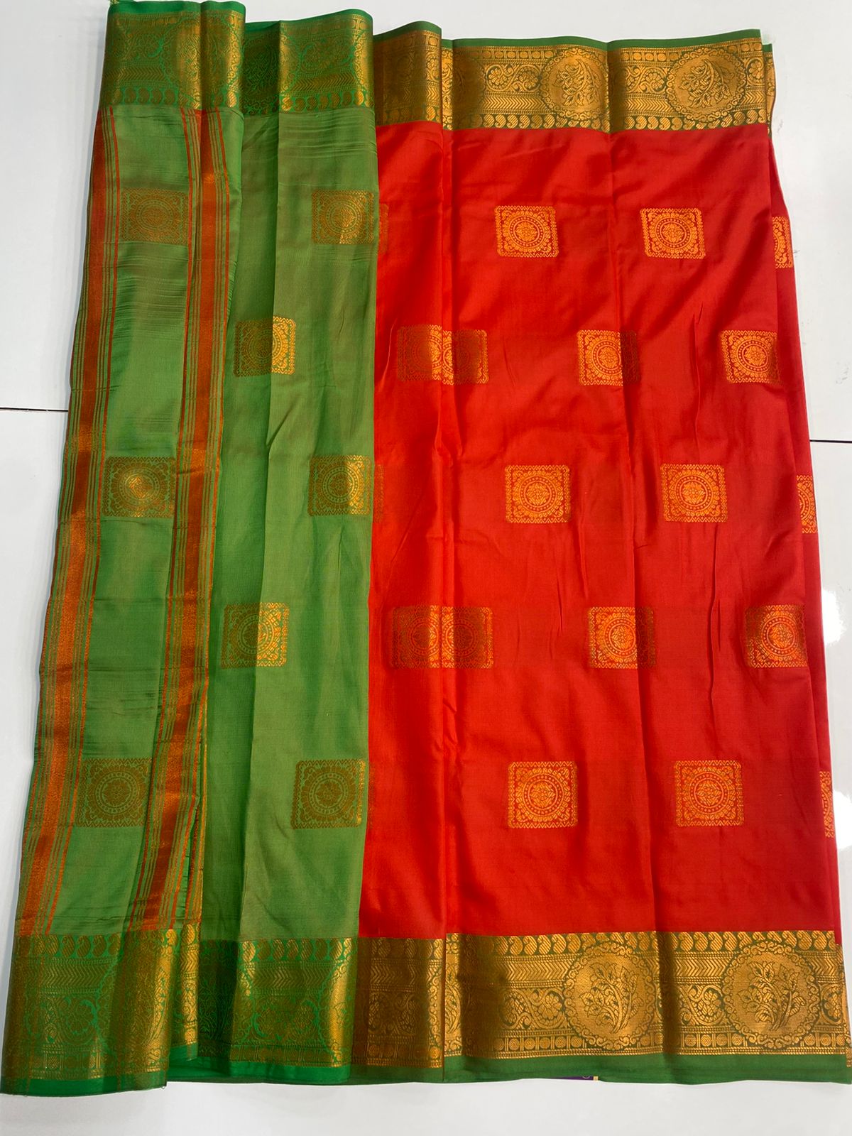 Semi Silk Butta Saree(3057C)