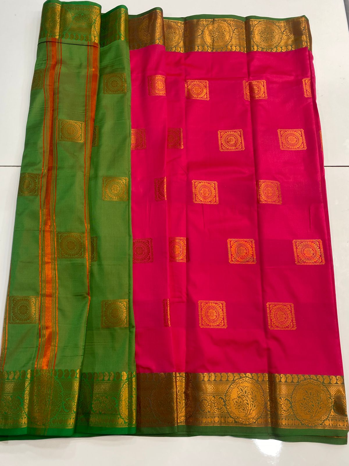 Semi Silk Butta Saree(3057C)