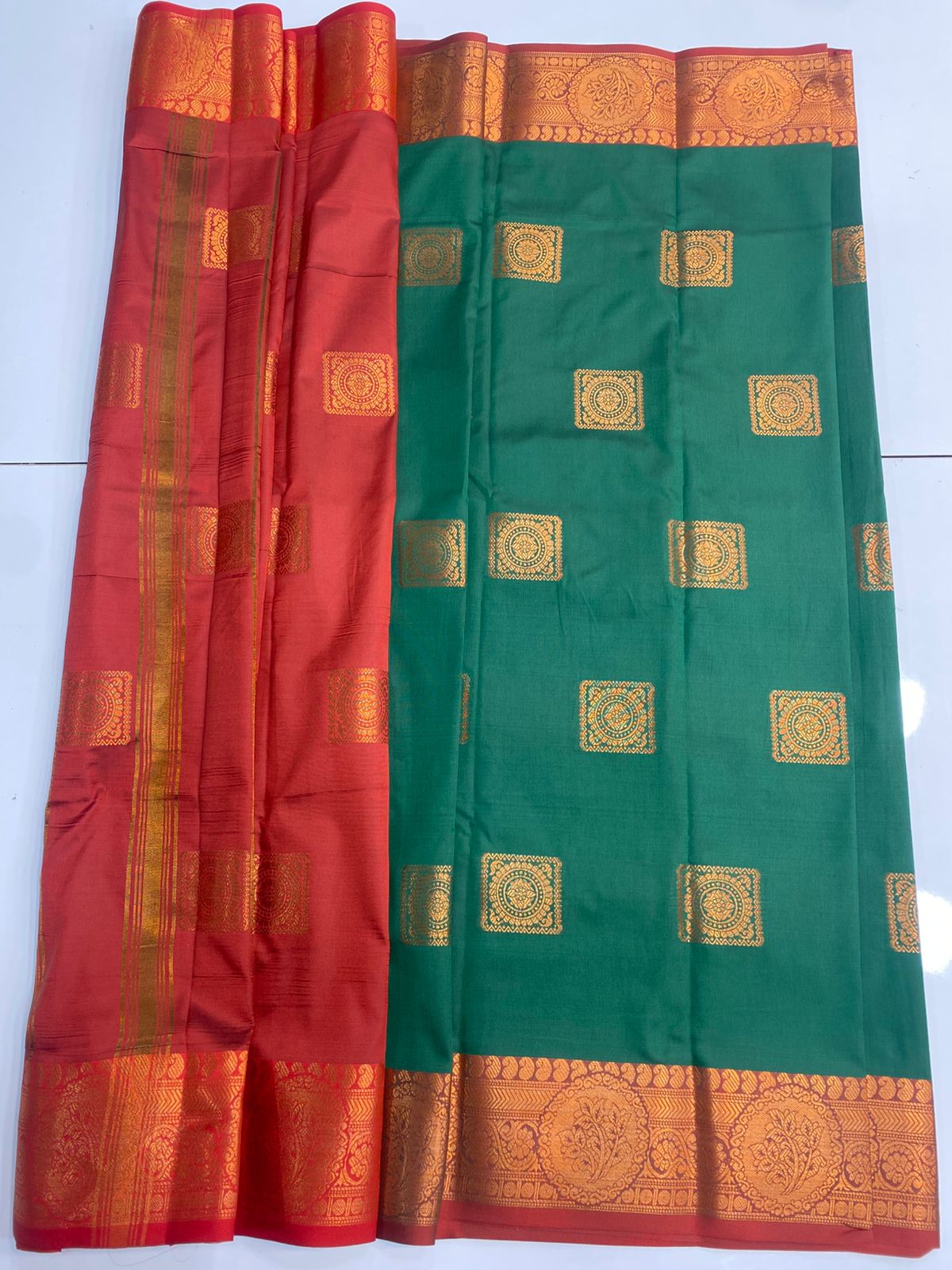 Semi Silk Butta Saree(3057C)