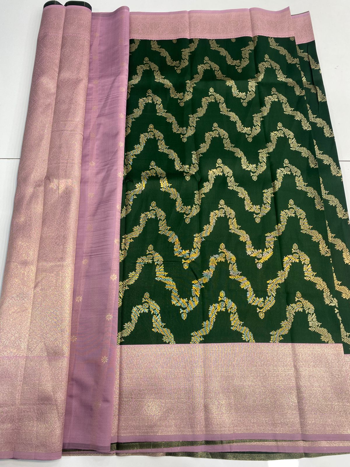 Kanchipuram semi silk sarees(3061)