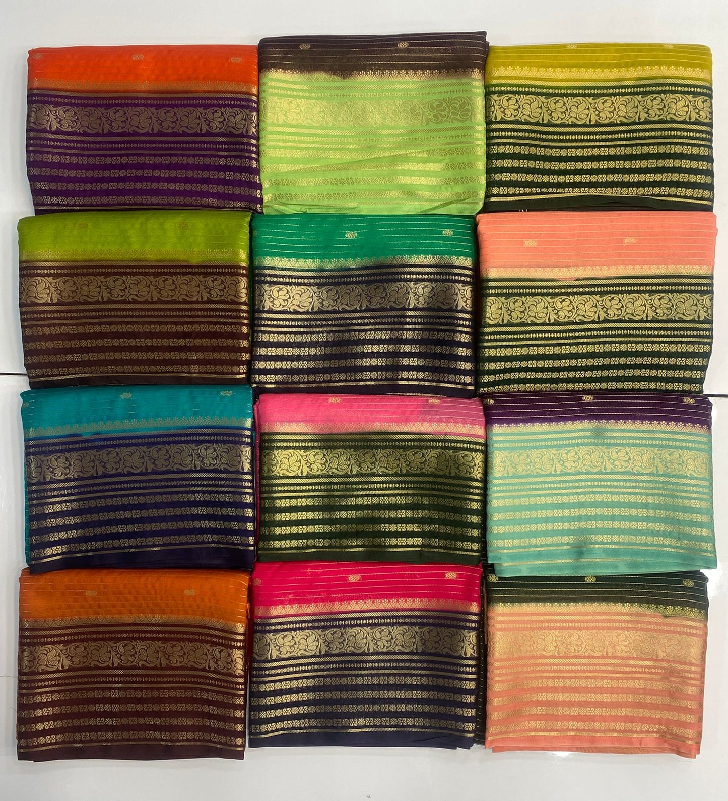 Crepe Georgette Butta Saree (3060)