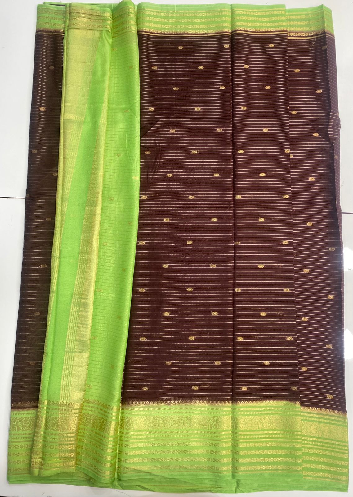 Crepe Georgette Butta Saree (3060)