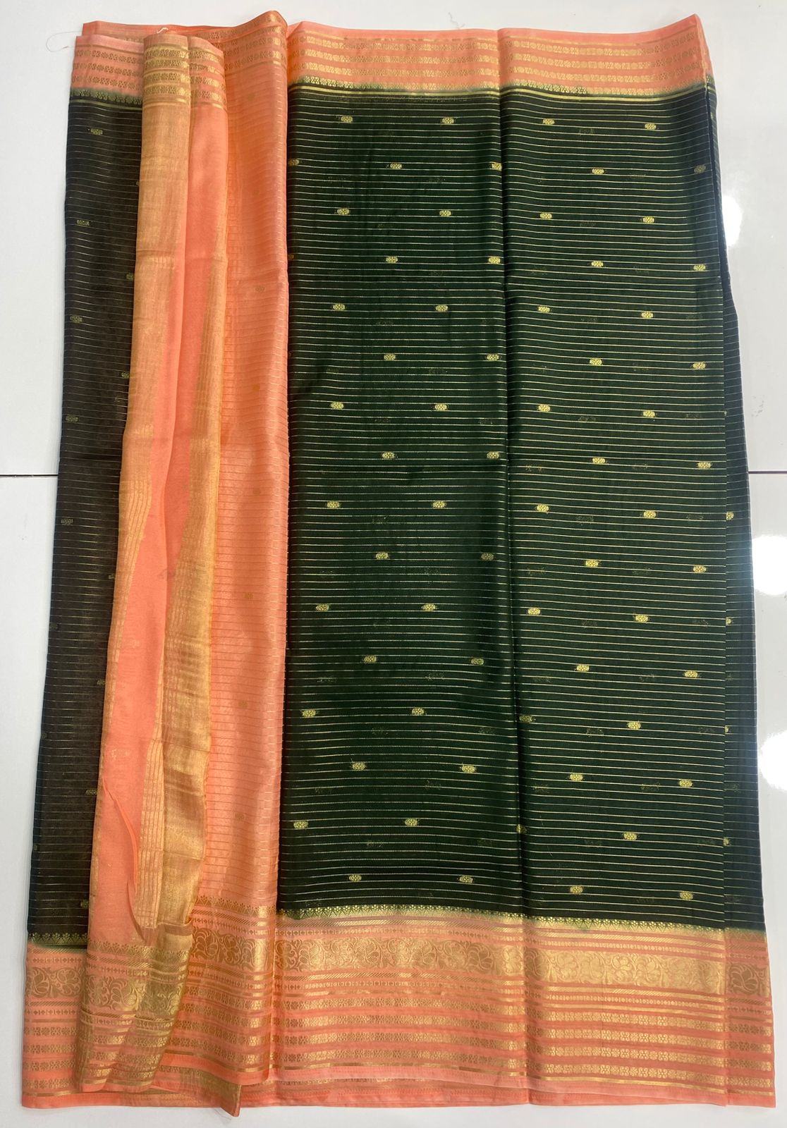 Crepe Georgette Butta Saree (3060)