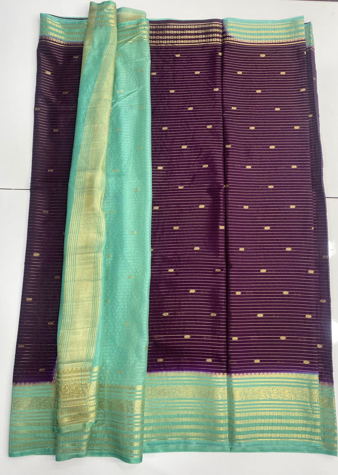 Crepe Georgette Butta Saree (3060)