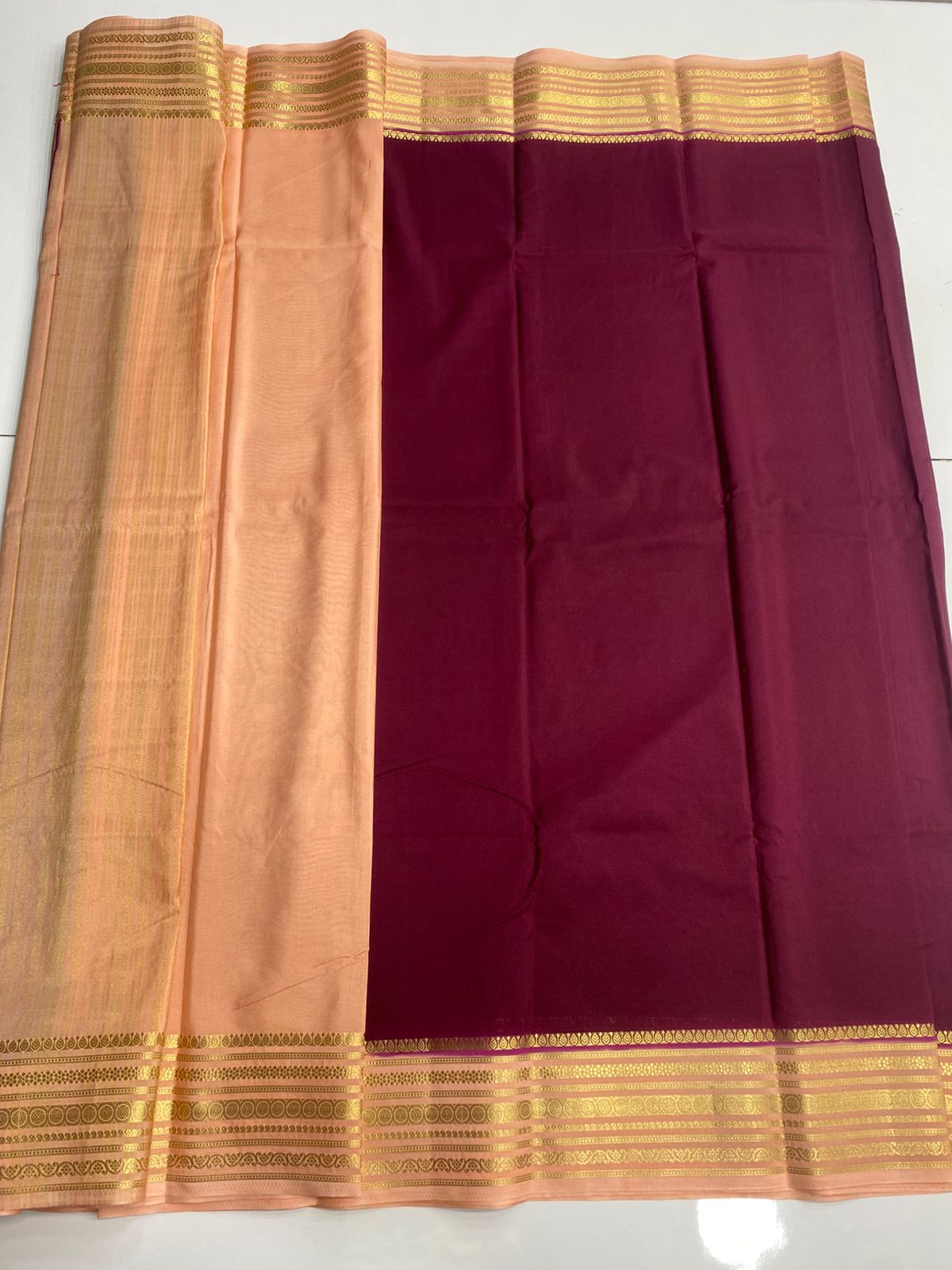 Mysore Crepe Border Saree(3111)