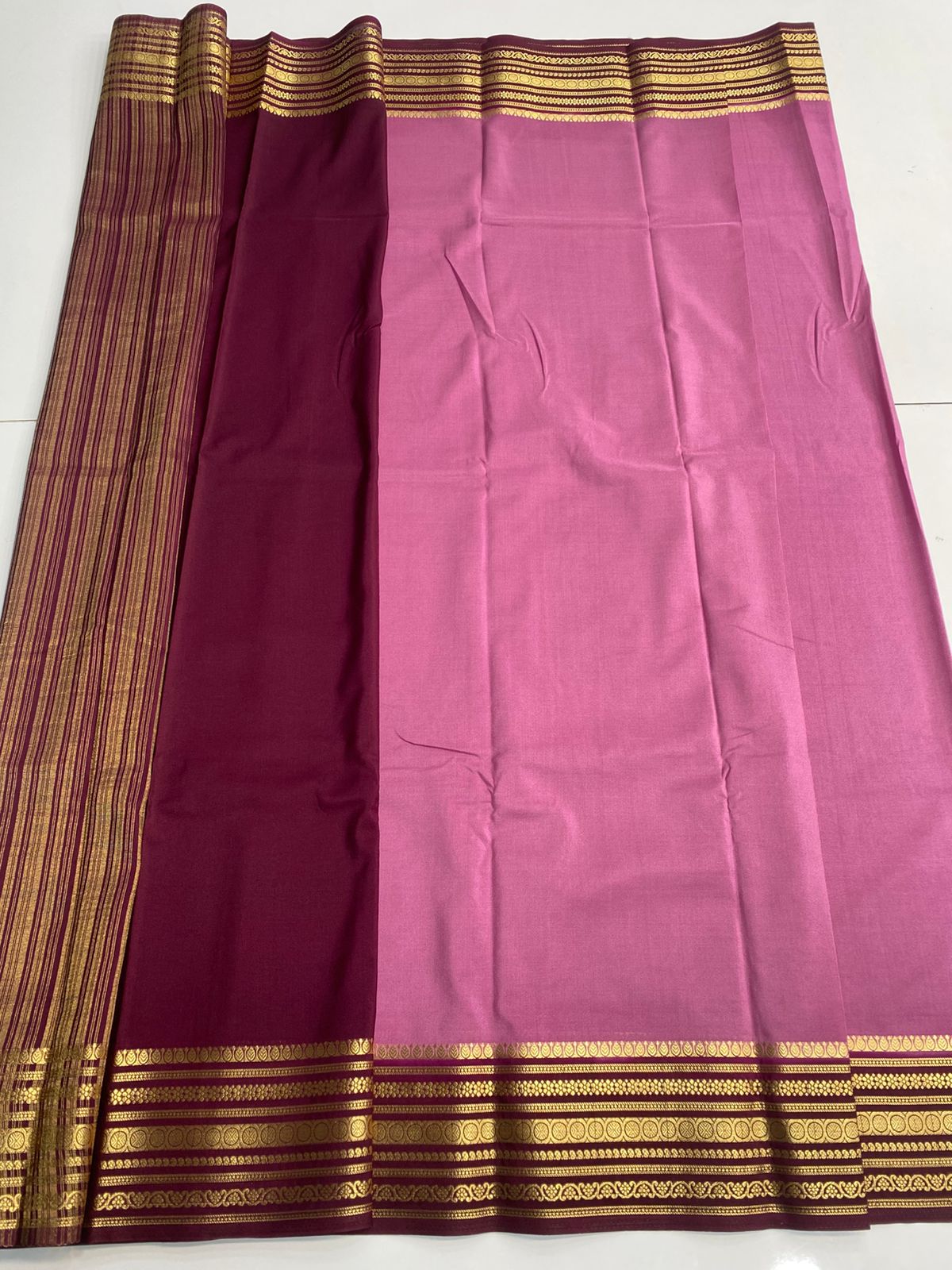 Mysore Crepe Border Saree(3111)