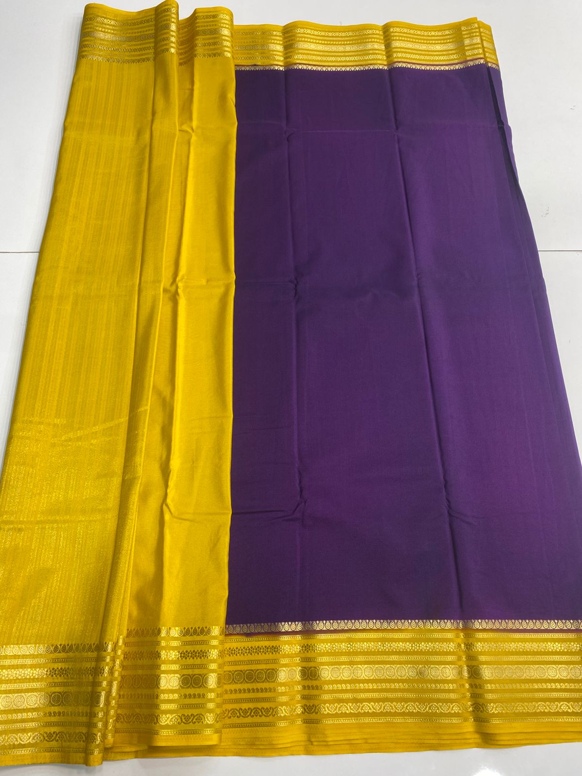 Mysore Crepe Border Saree(3111)