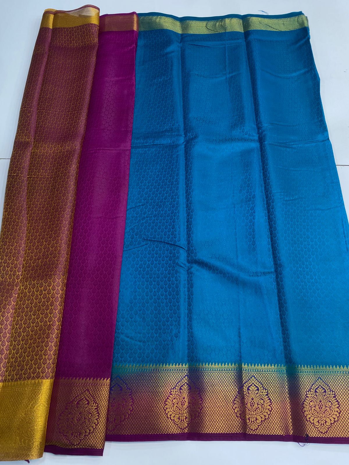 Semi Silk Embose Saree(2948A)