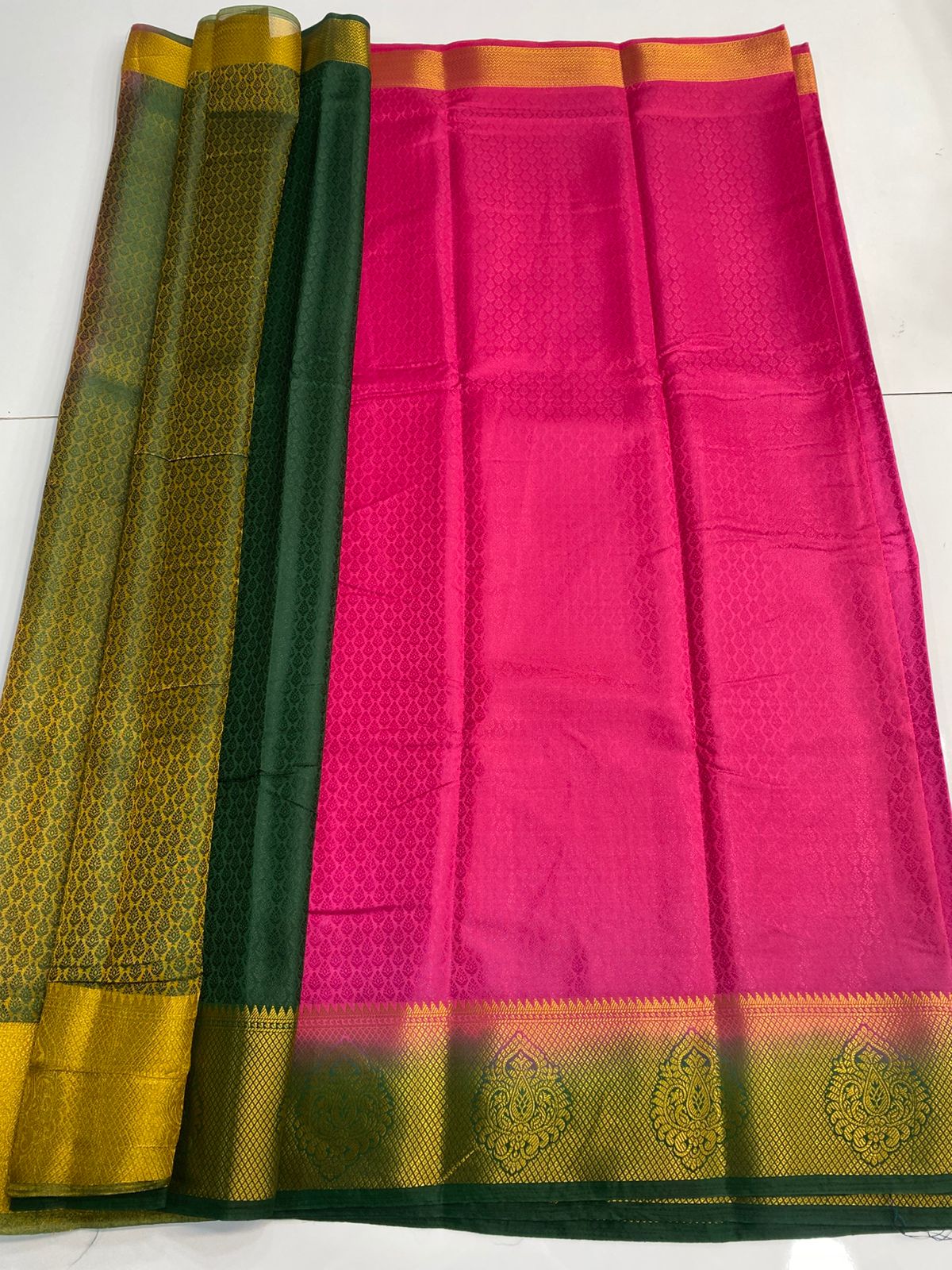 Semi Silk Embose Saree(2948A)