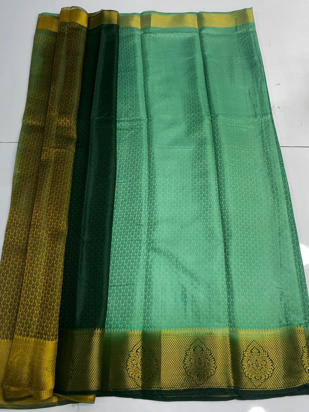 Semi Silk Embose Saree(2948A)