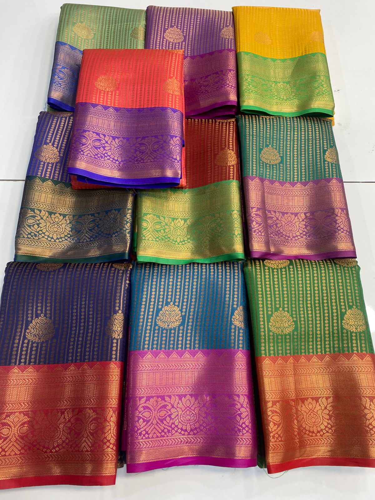 Semi Silk Broket Saree (3113A)