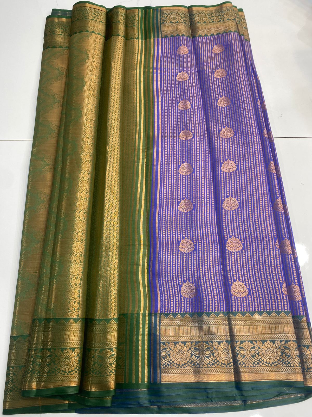 Semi Silk Broket Saree (3113A)