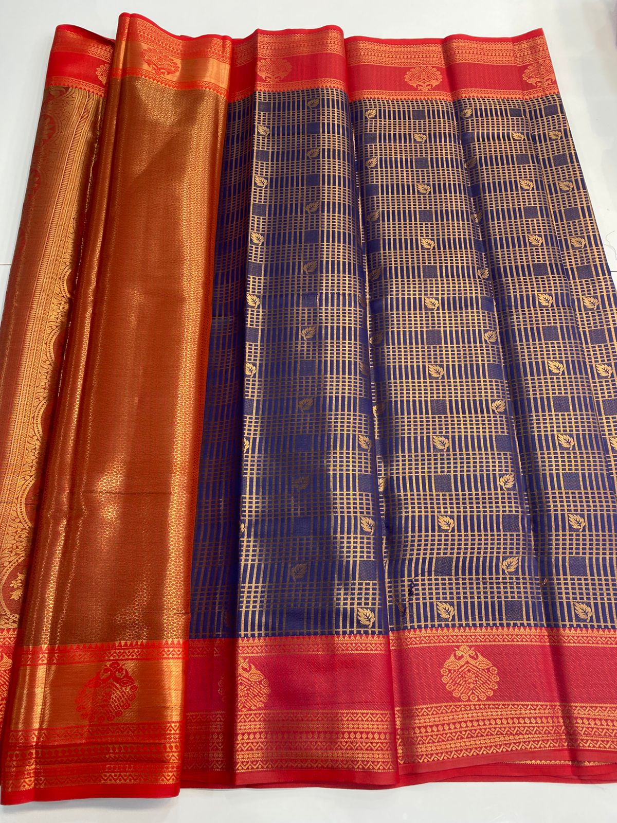 Semi Silk Broket Saree (3113B)
