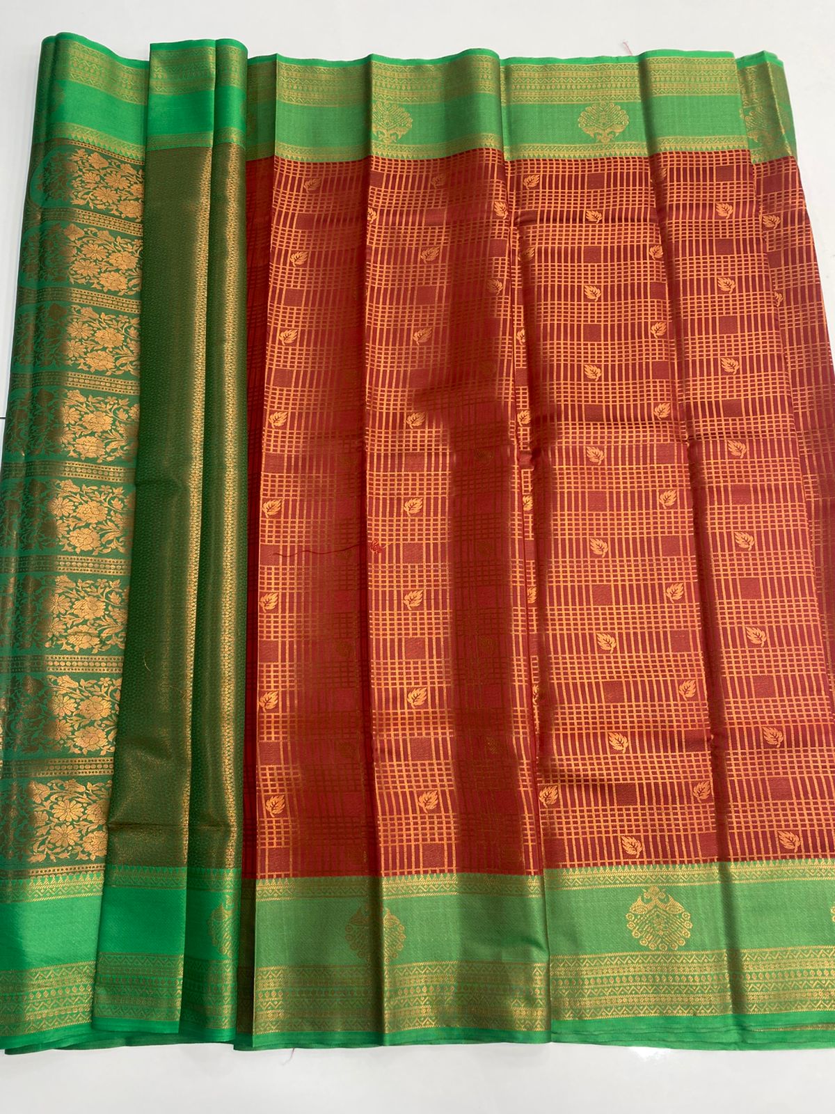 Semi Silk Broket Saree (3113B)