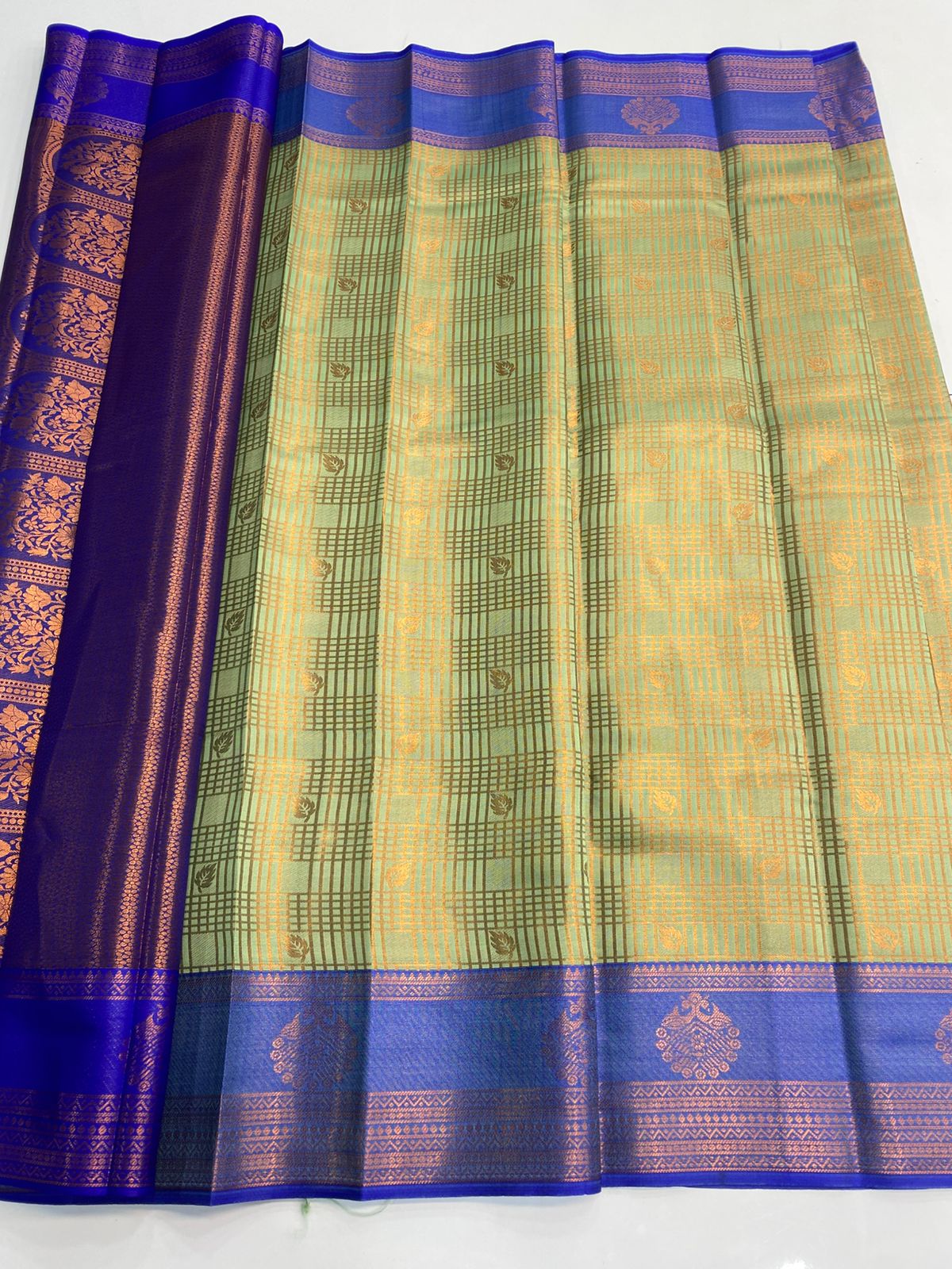 Semi Silk Broket Saree (3113B)